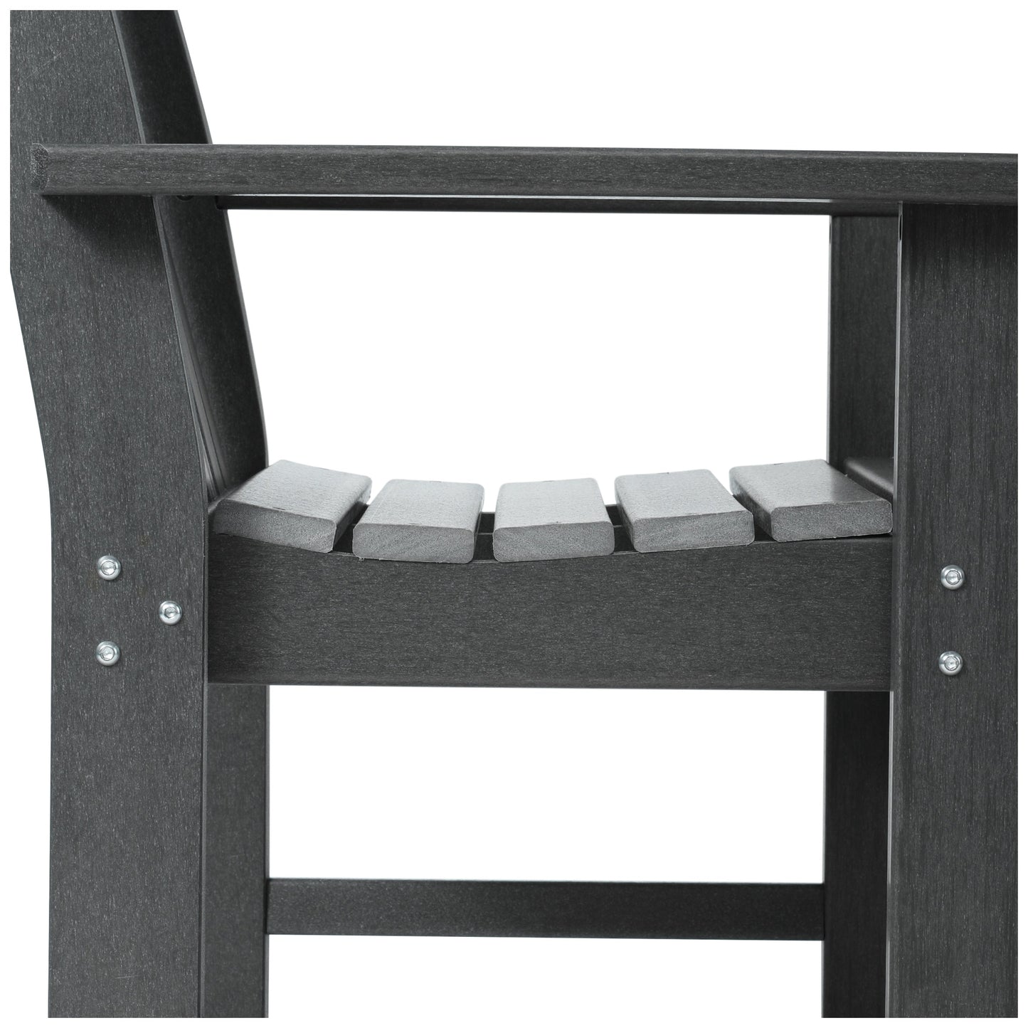 Ensemble de jardin 3 pièces Polytrends Laguna avec fauteuils et table d'appoint