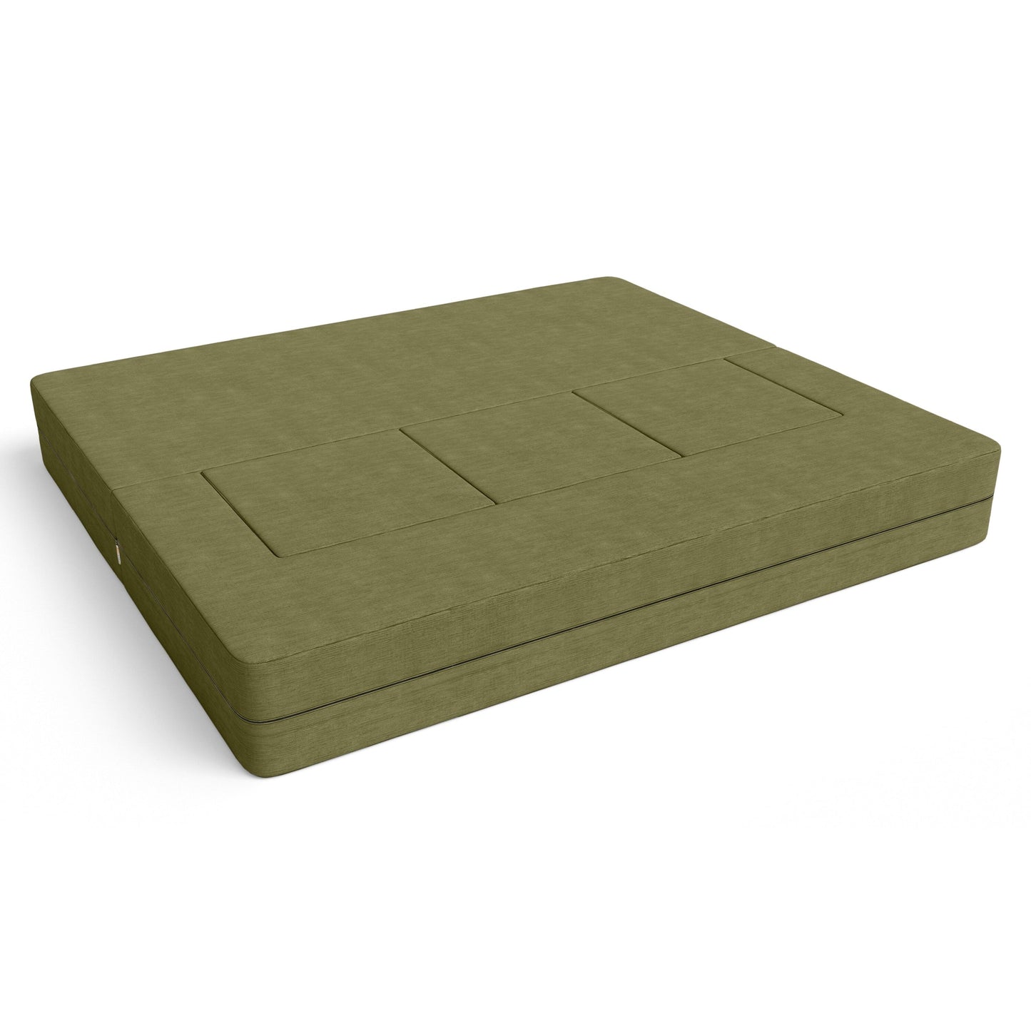 Canapé-lit convertible California King et poufs Porch & Den