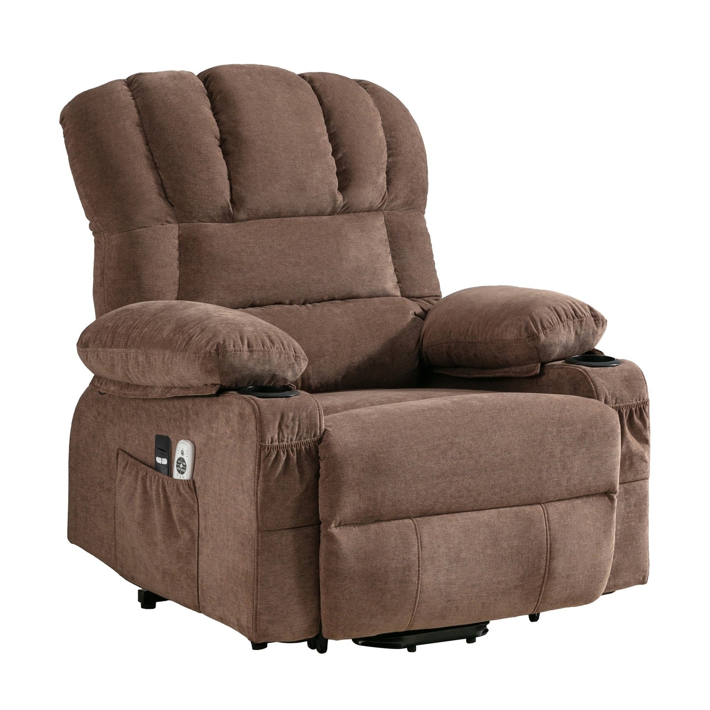 Fauteuil de massage électrique, adapté aux personnes âgées, avec fonctions de chauffage et de vibration, et port USB.