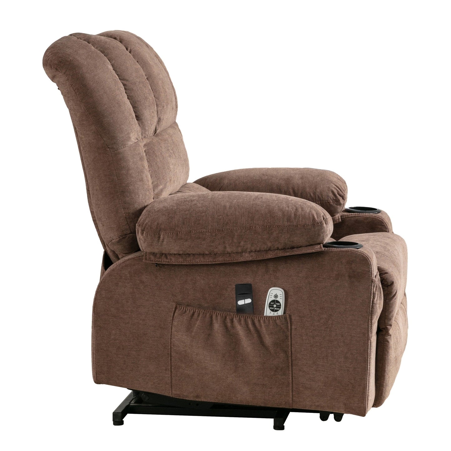Fauteuil de massage électrique, adapté aux personnes âgées, avec fonctions de chauffage et de vibration, et port USB.