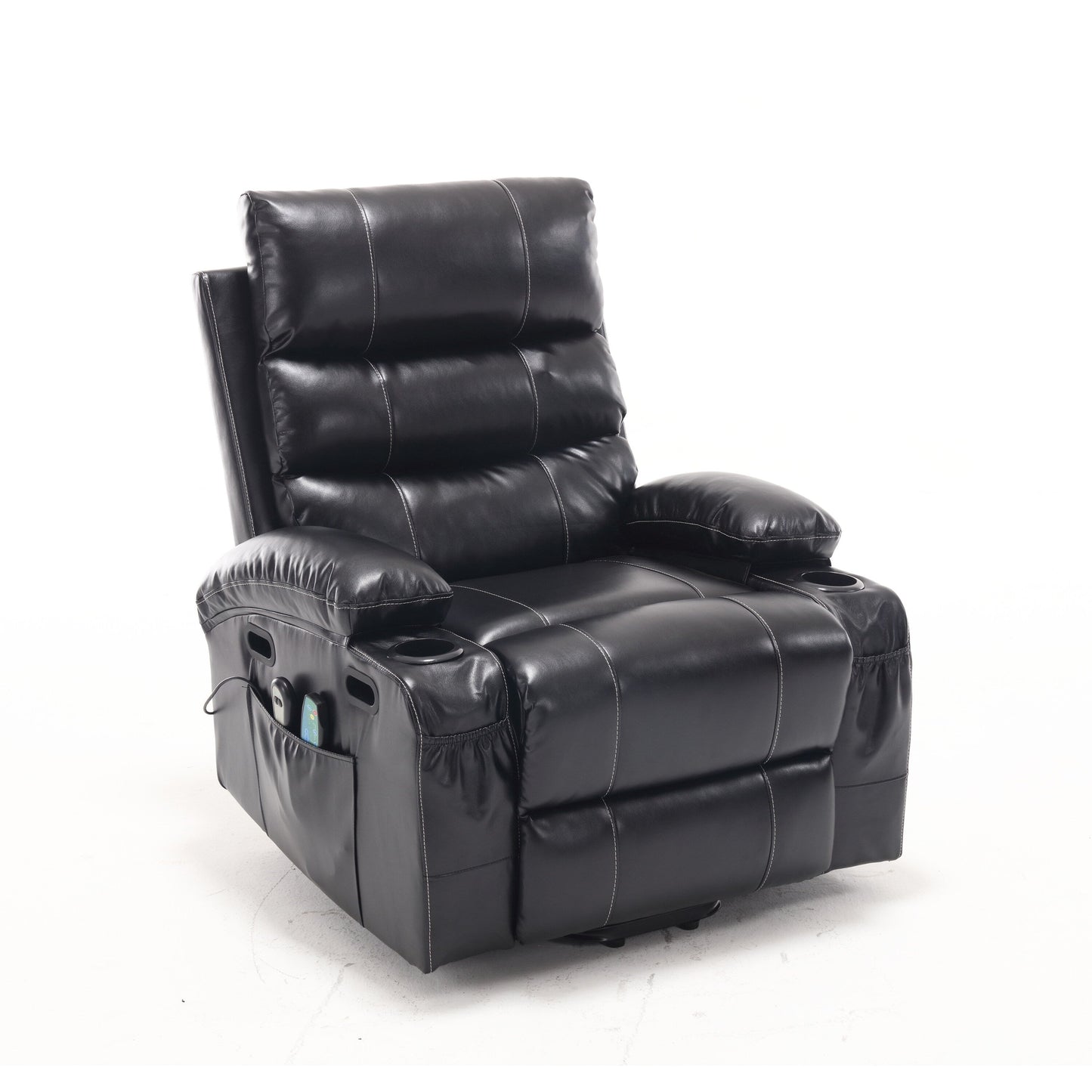 Fauteuil inclinable électrique avec massage 4 directions, chauffage et minuterie
