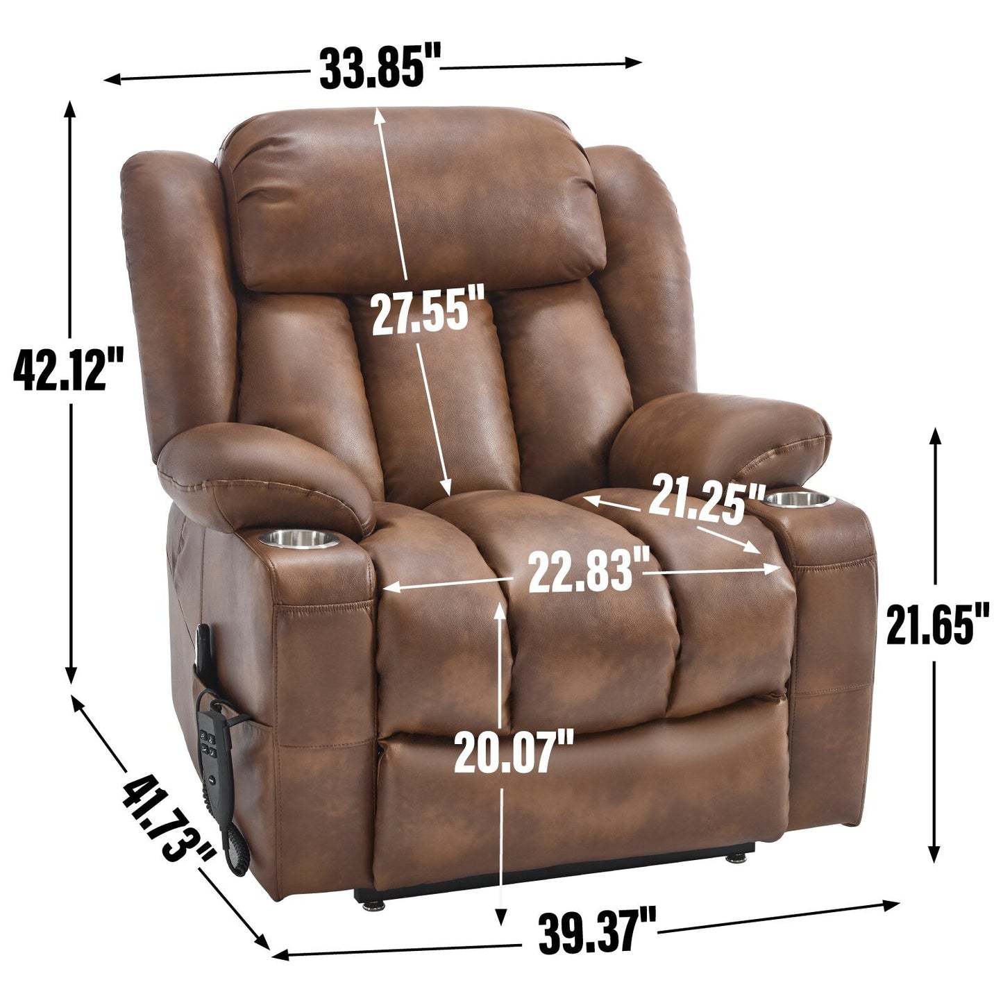 Fauteuil inclinable électrique