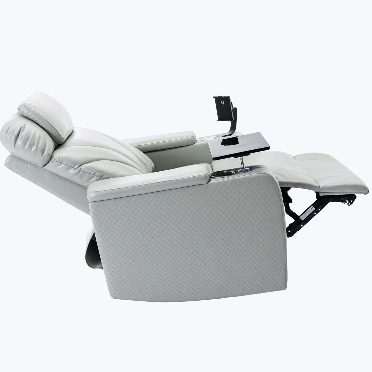 Fauteuil inclinable électrique avec port de chargement USB et rangement dissimulé des accoudoirs, avec porte-gobelet pratique et chaîne stéréo