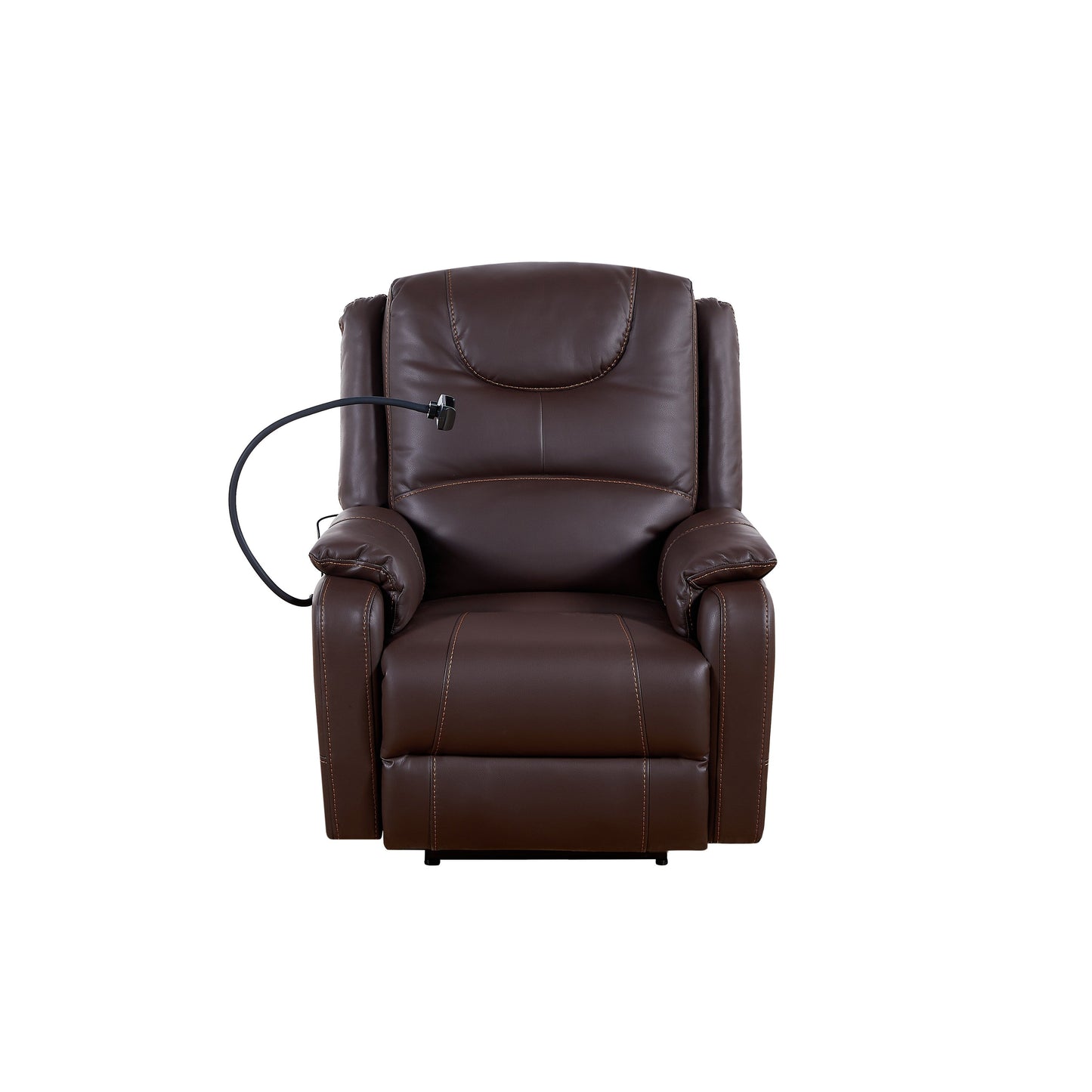 Fauteuil inclinable électrique avec gravité zéro, massage, chauffage et port USB