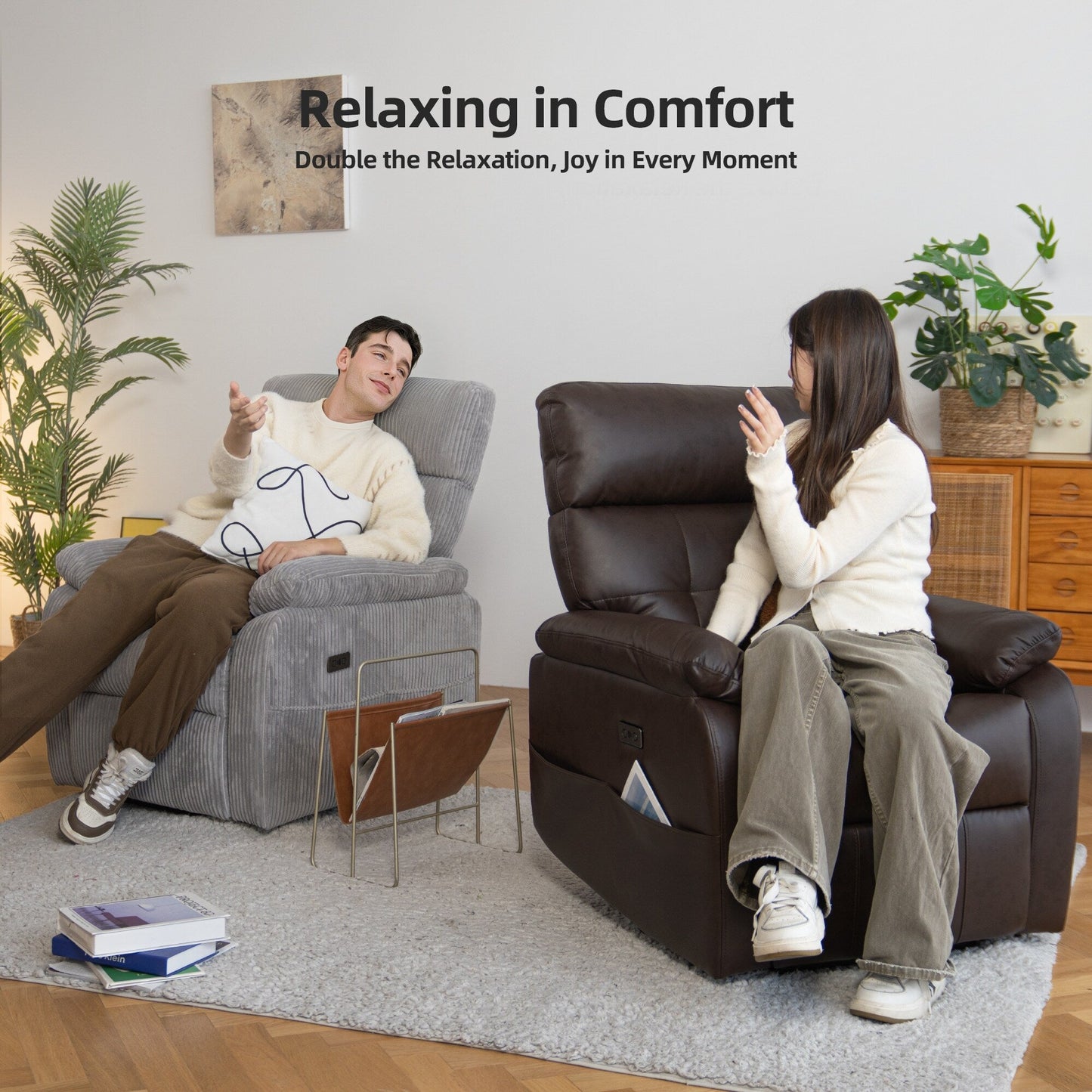 Fauteuil inclinable pivotant et électrique