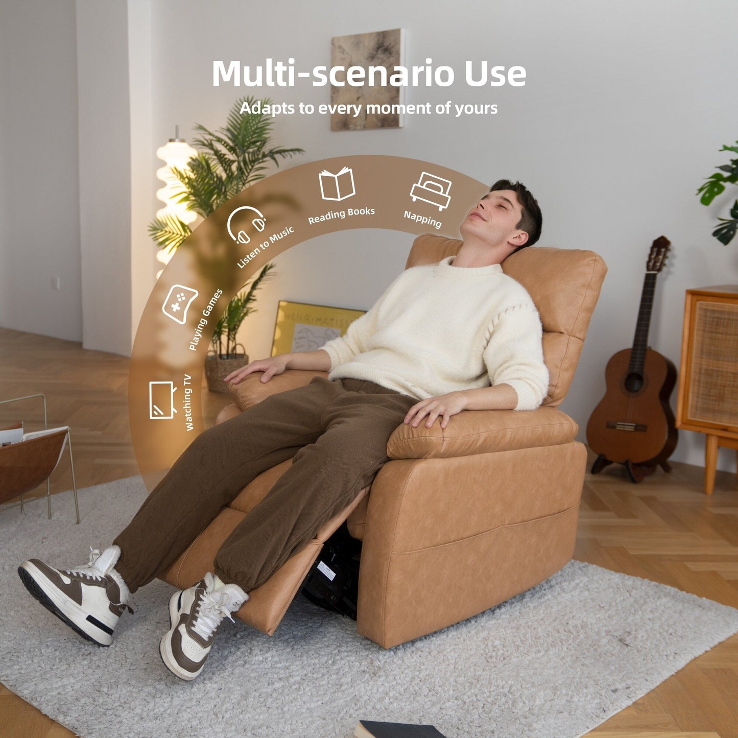 Fauteuil inclinable pivotant et électrique