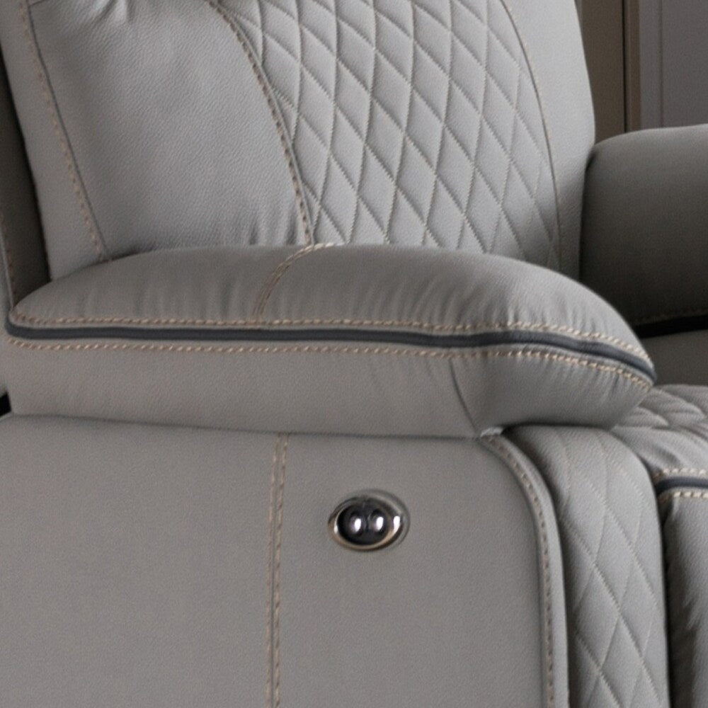 Fauteuil inclinable confort haut de gamme avec inclinaison manuelle, similicuir durable