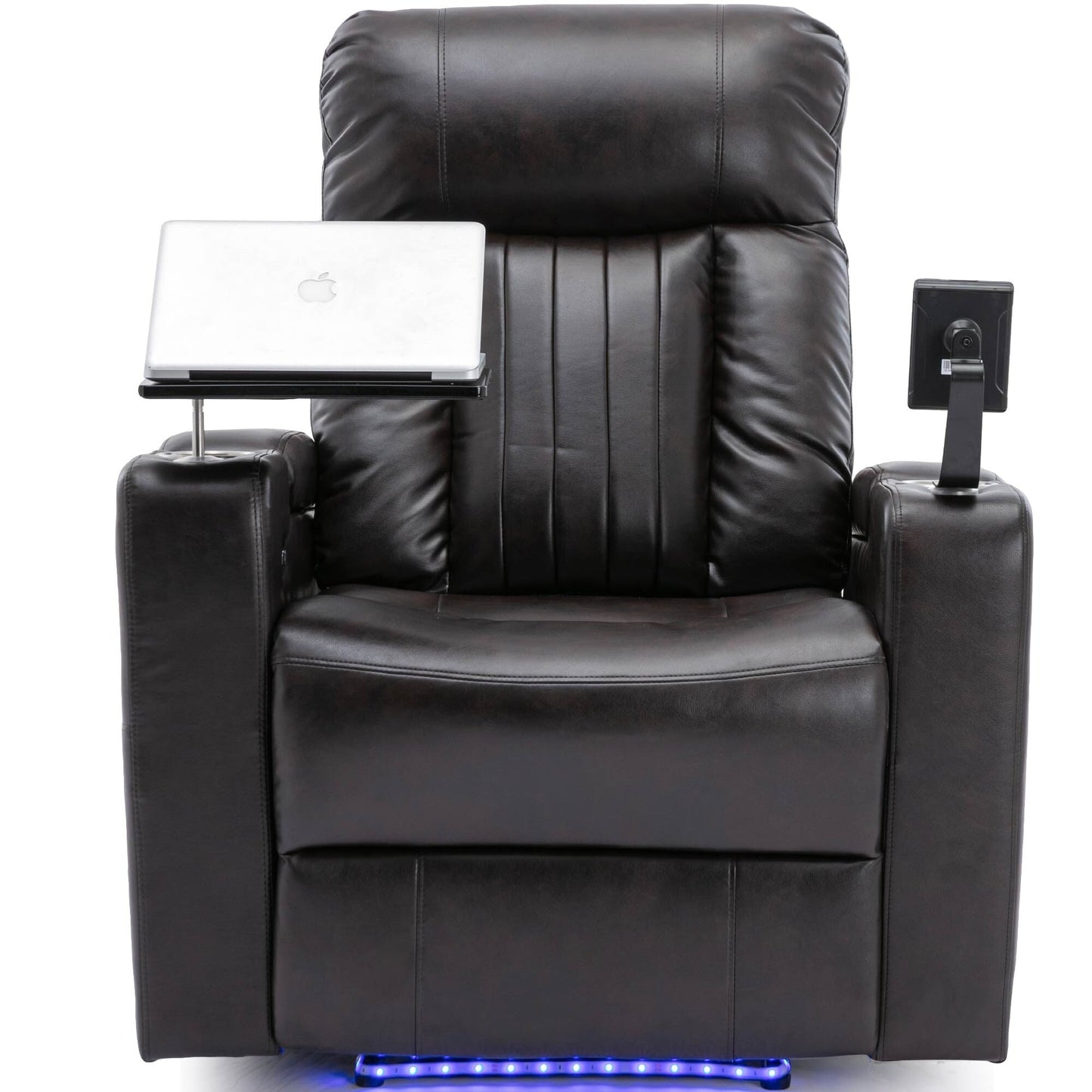 Fauteuil inclinable électrique haut de gamme avec accoudoirs de rangement