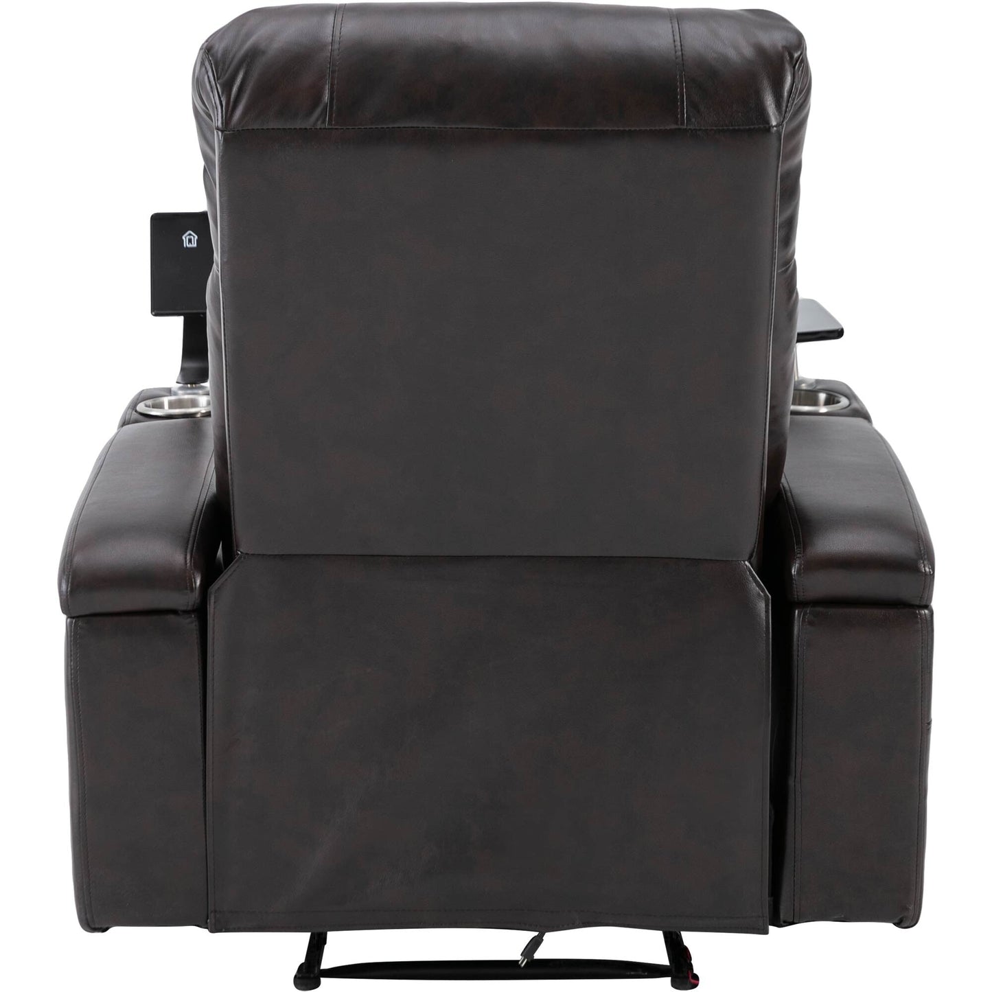 Fauteuil inclinable électrique haut de gamme avec accoudoirs de rangement