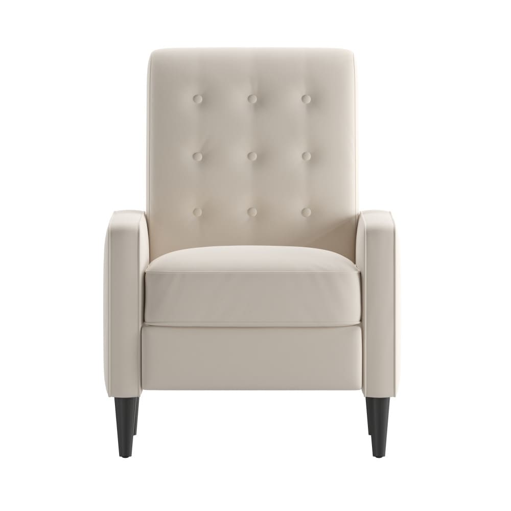 Fauteuil inclinable à dossier capitonné