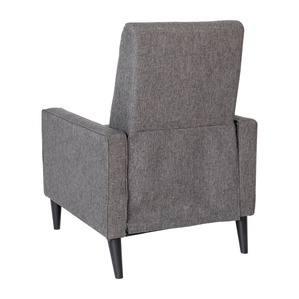 Fauteuil inclinable à dossier capitonné