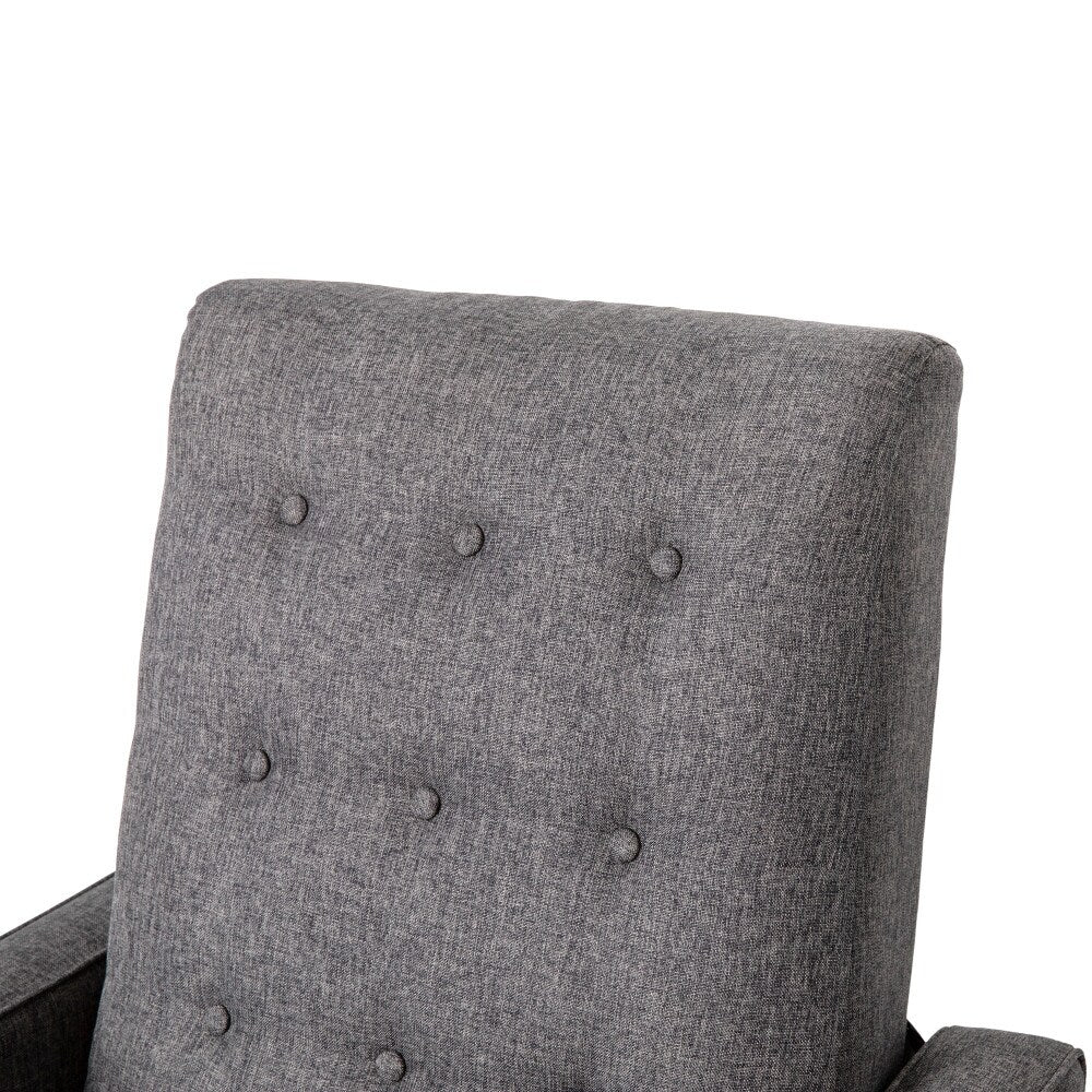 Fauteuil inclinable à dossier capitonné