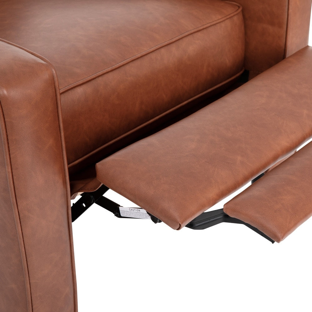 Fauteuil inclinable à dossier capitonné