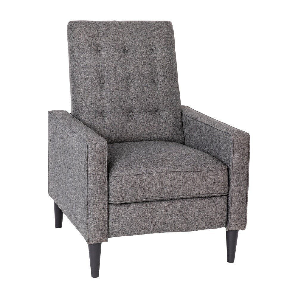 Fauteuil inclinable à dossier capitonné