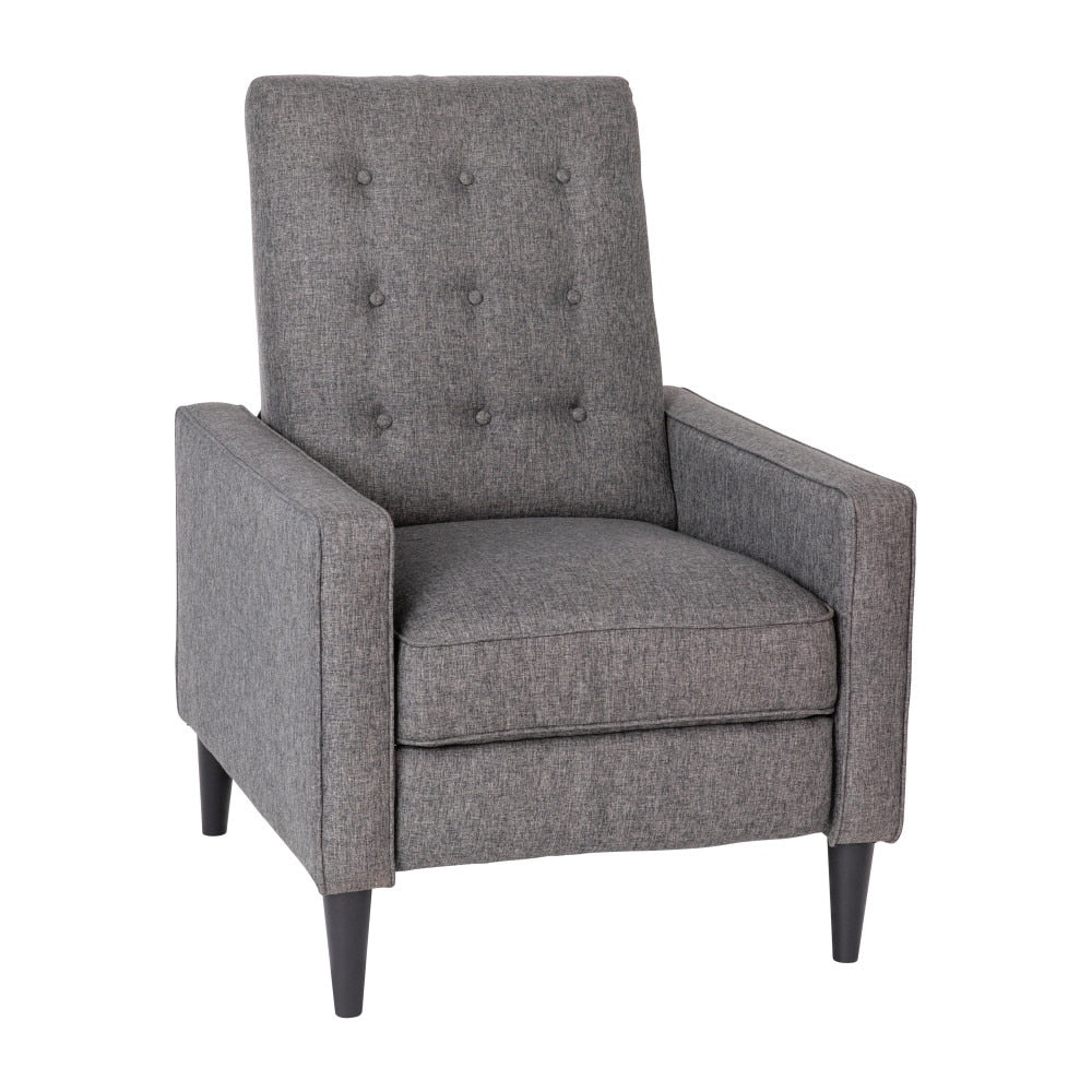 Fauteuil inclinable à dossier capitonné