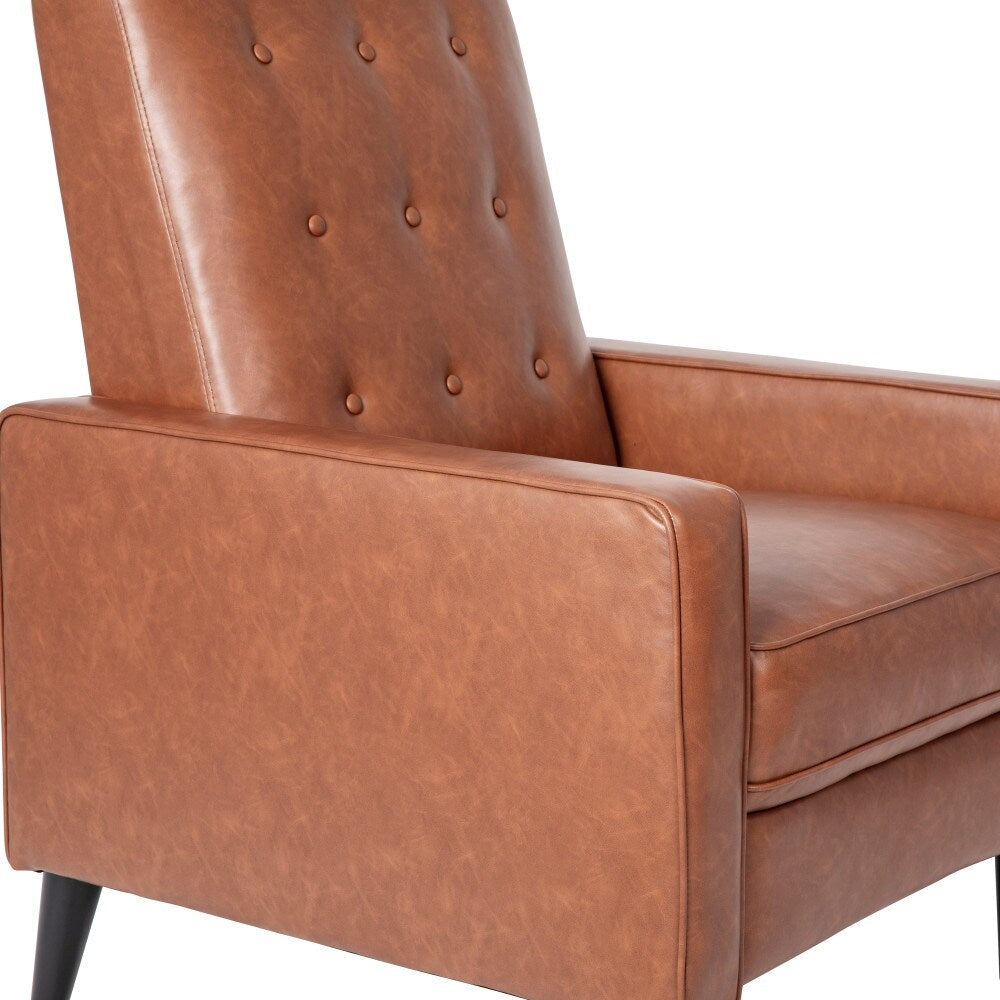 Fauteuil inclinable à dossier capitonné