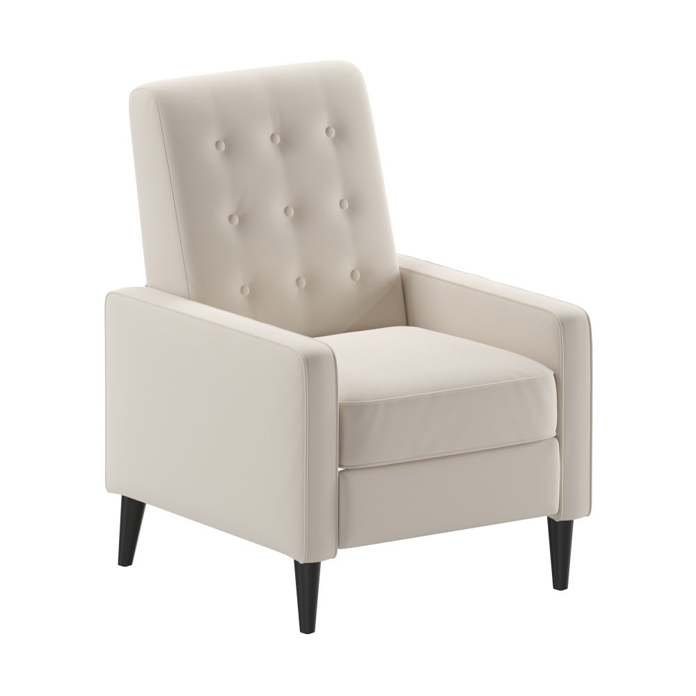 Fauteuil inclinable à dossier capitonné