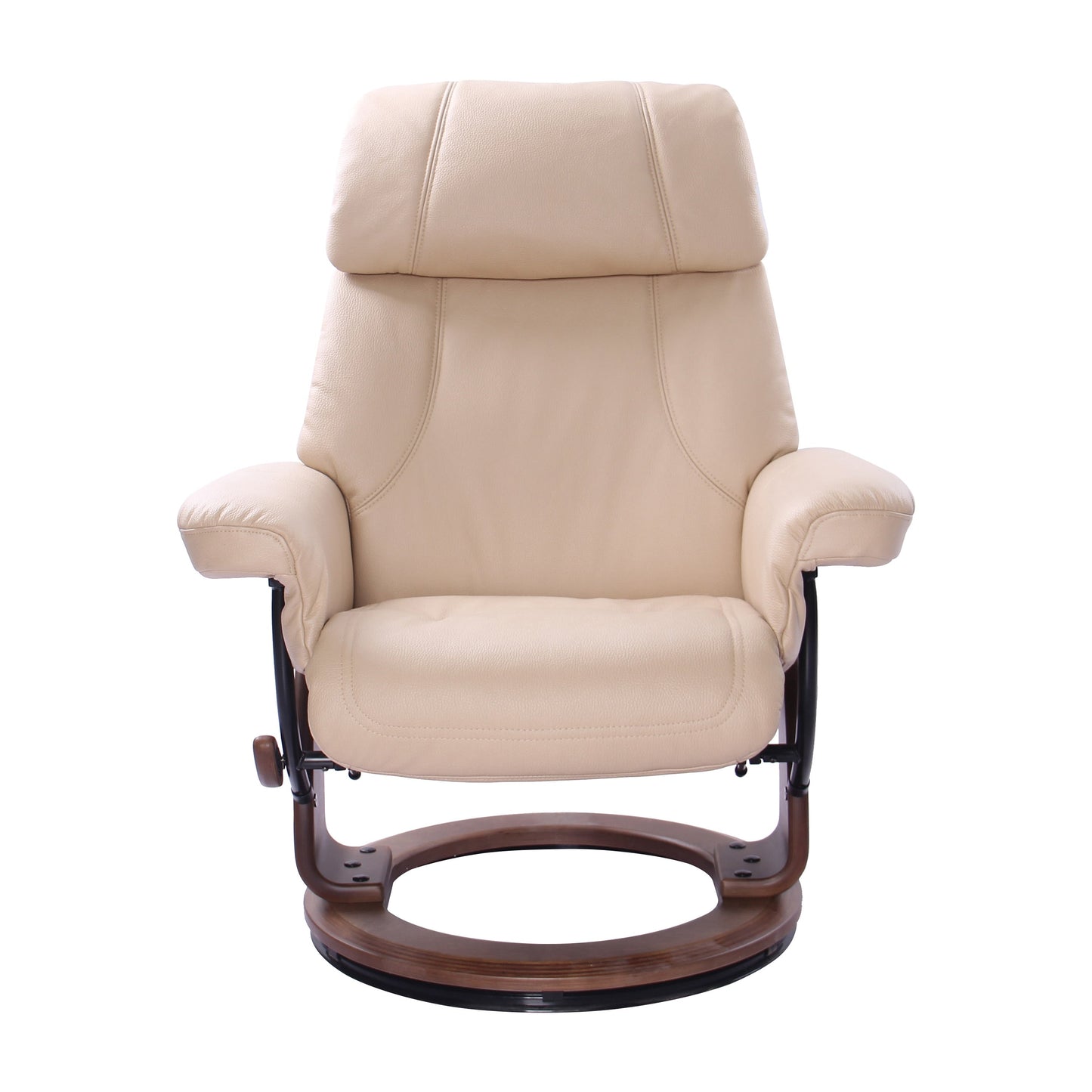 Fauteuil inclinable Ramadi Comfort avec pouf assorti