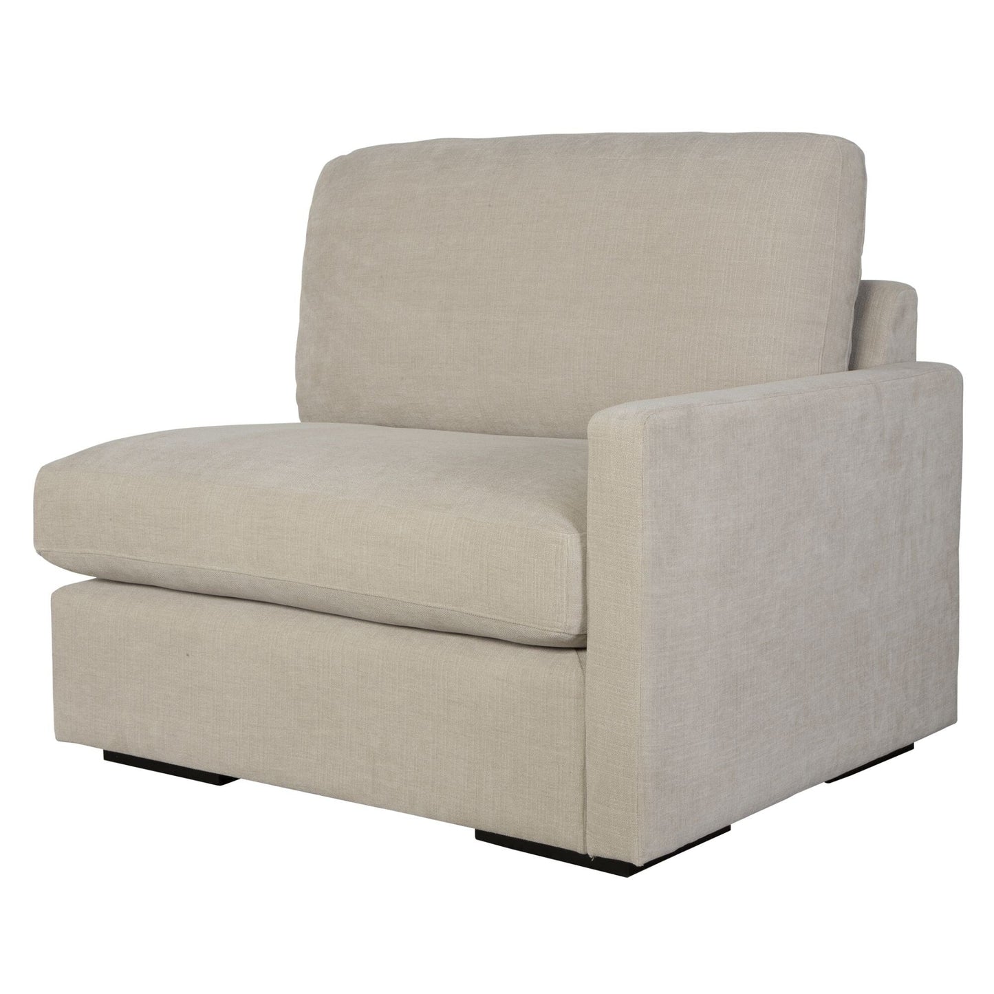 Refuge Solid Modular Accoudoir Droit pour Canapé Sectionnel - 43,25 - Gris Sable