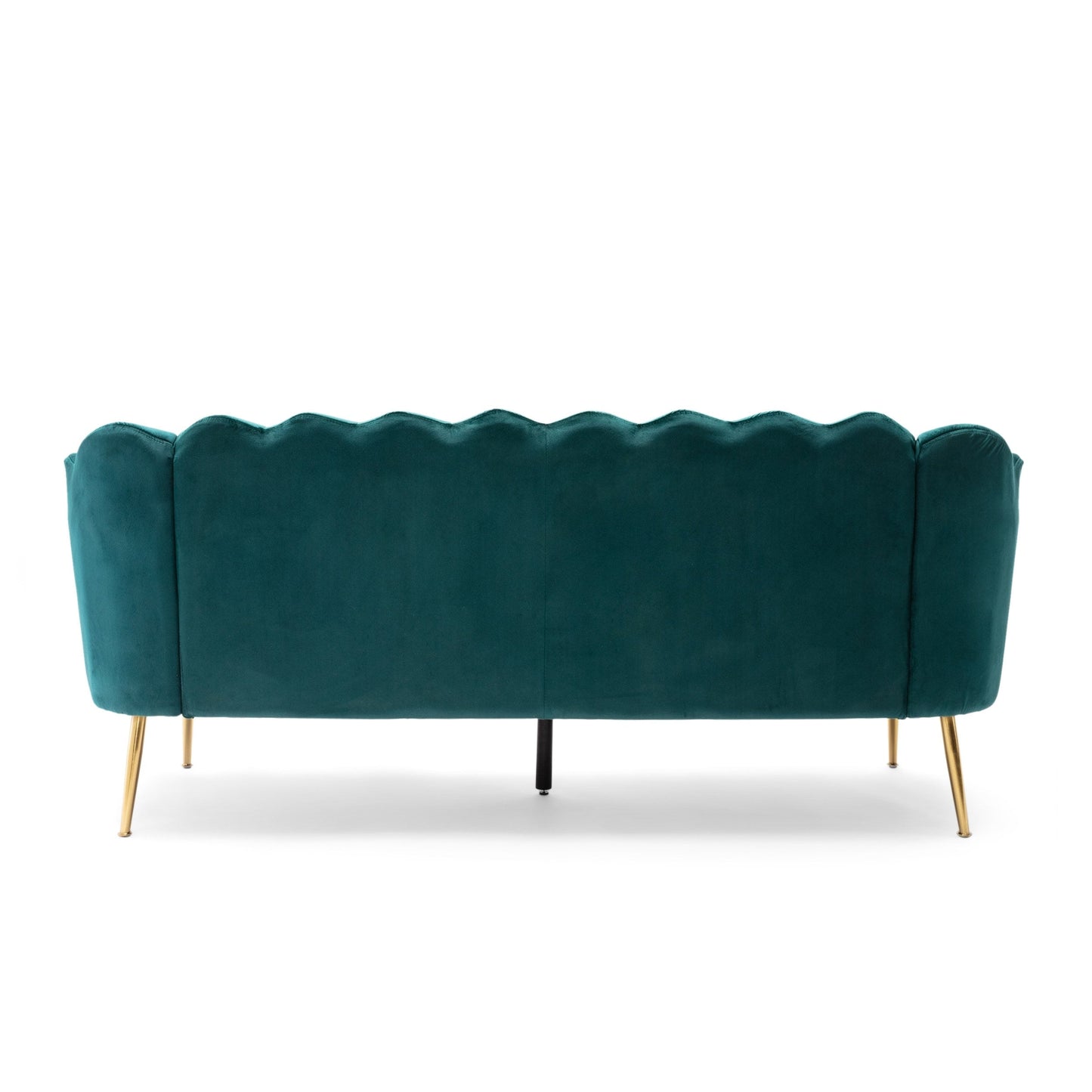Canapé 3 places Reitz Glam en velours par Christopher Knight Home - 76,25 L x 29,25 l x 33,50 H