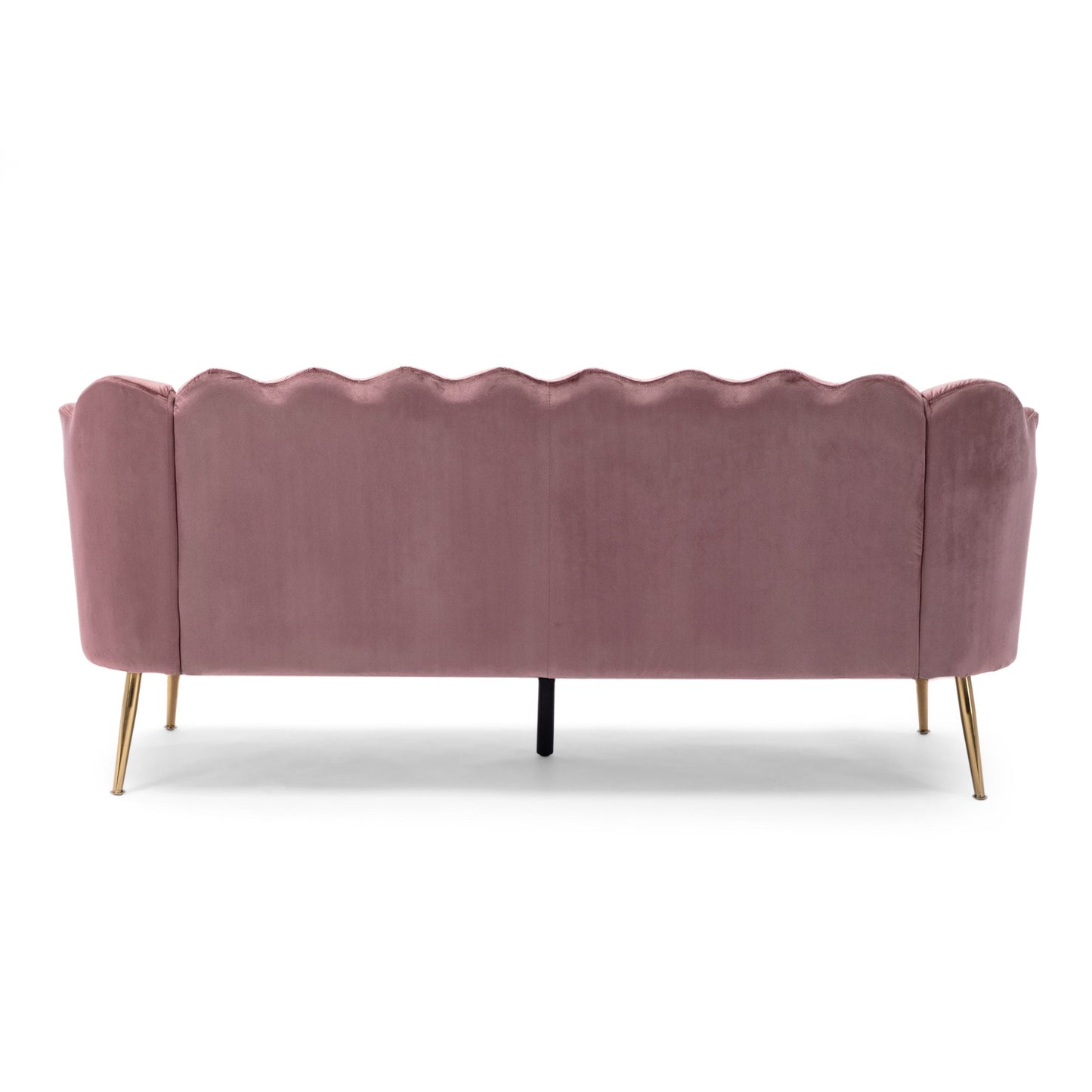 Canapé 3 places Reitz Glam en velours par Christopher Knight Home - 76,25 L x 29,25 l x 33,50 H
