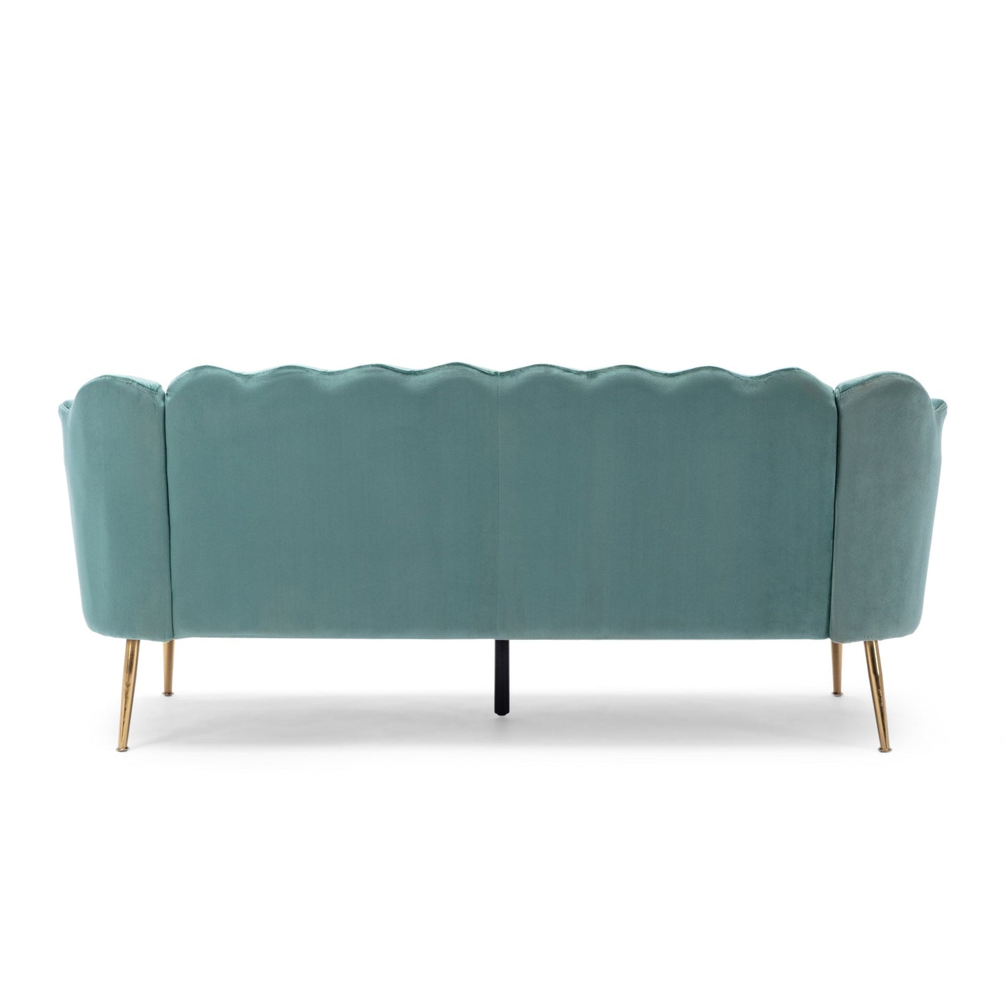 Canapé 3 places Reitz Glam en velours par Christopher Knight Home - 76,25 L x 29,25 l x 33,50 H