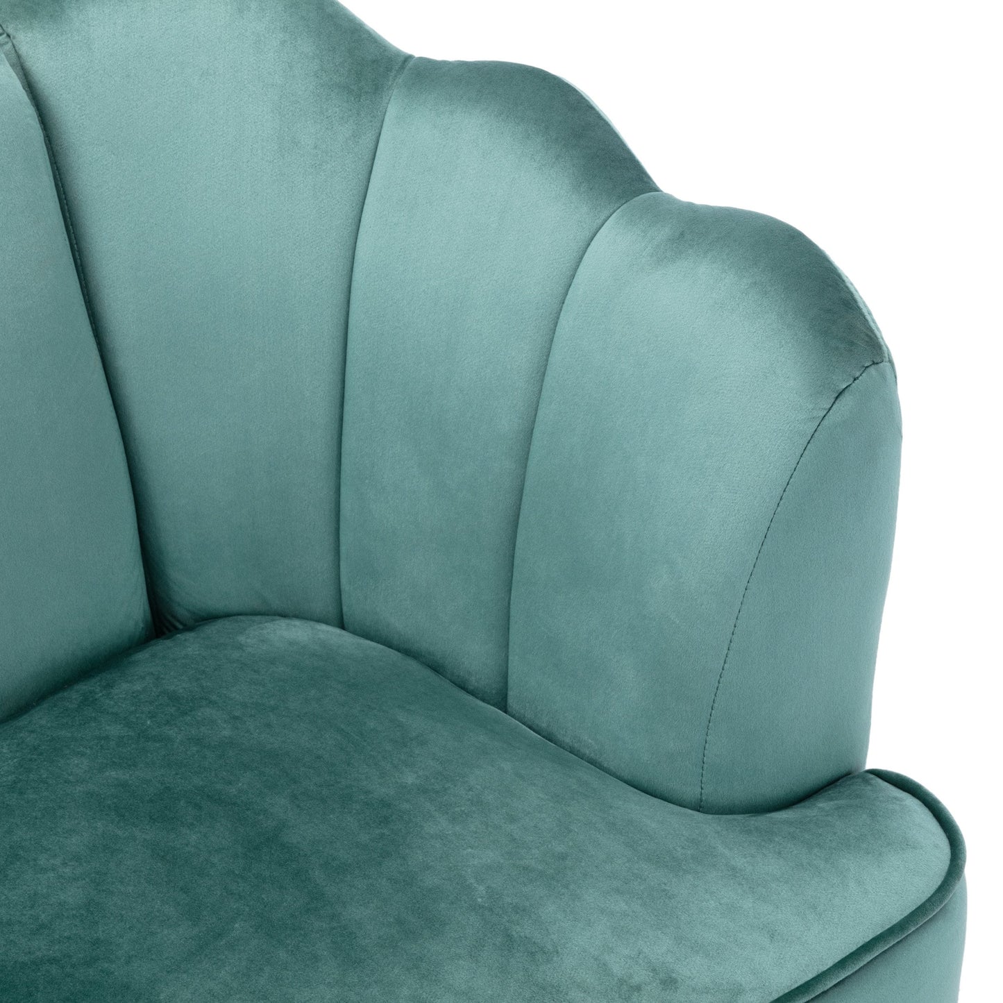 Canapé 3 places Reitz Glam en velours par Christopher Knight Home - 76,25 L x 29,25 l x 33,50 H