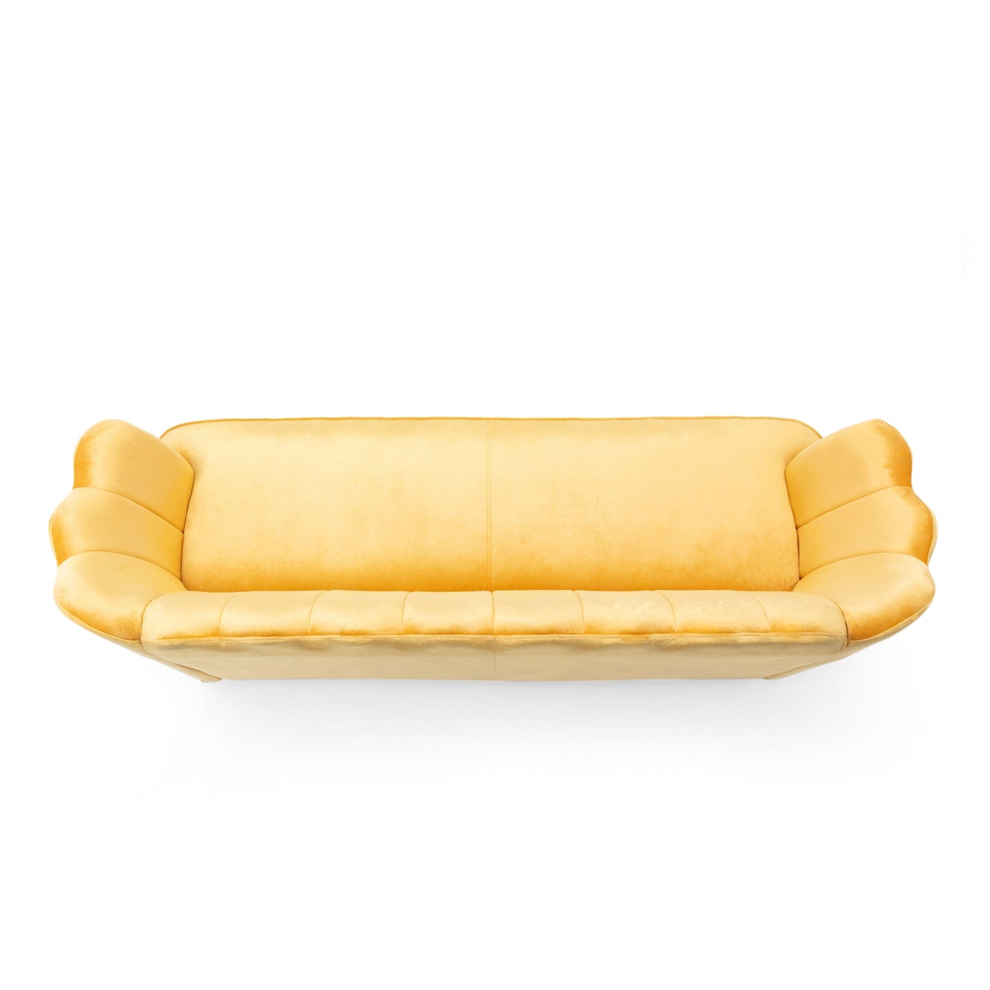 Canapé 3 places Reitz Glam en velours par Christopher Knight Home - 76,25 L x 29,25 l x 33,50 H