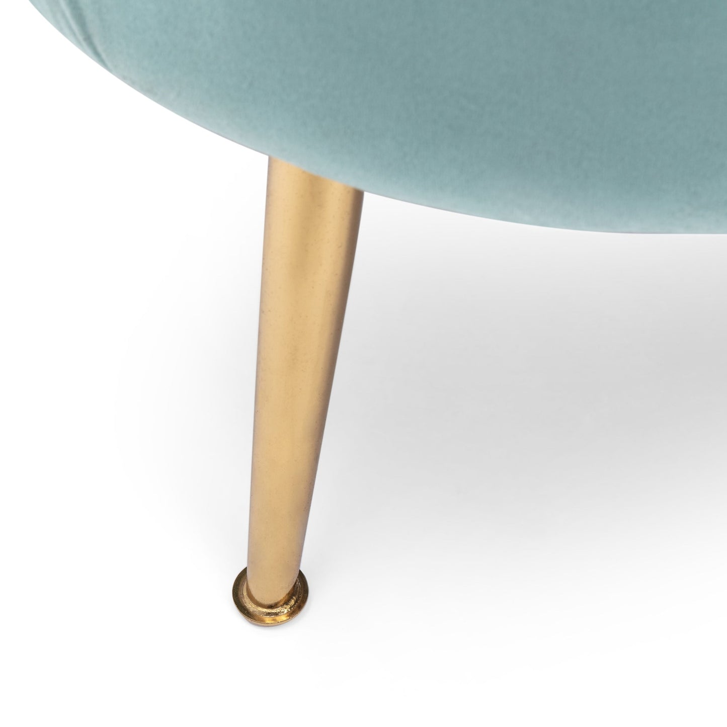 Canapé 3 places Reitz Glam en velours par Christopher Knight Home - 76,25 L x 29,25 l x 33,50 H