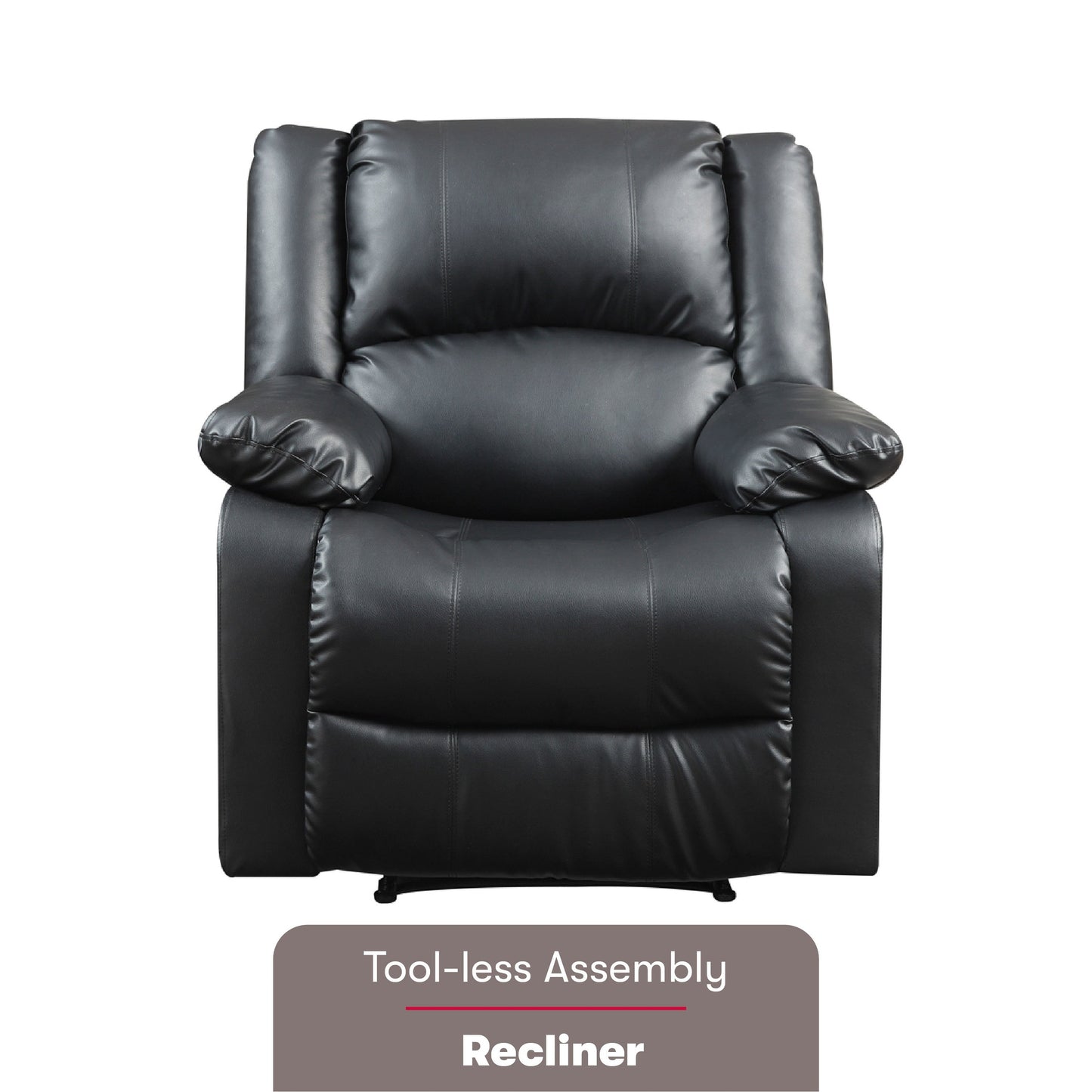 Relaxez-vous dans une chaise longue ? Fauteuil inclinable manuel Porter en similicuir par iLounge
