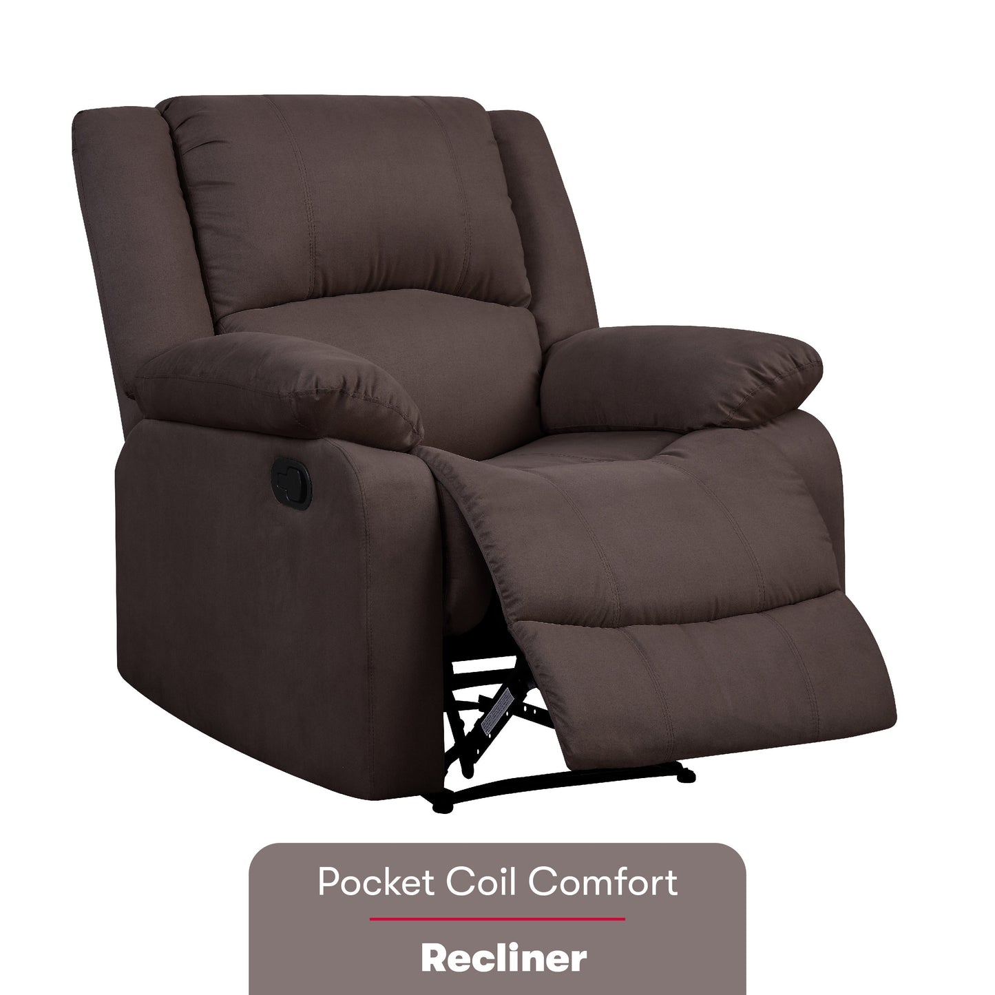 Relaxez-vous sur une chaise longue ? Fauteuil inclinable manuel Porter en microfibre par iLounge