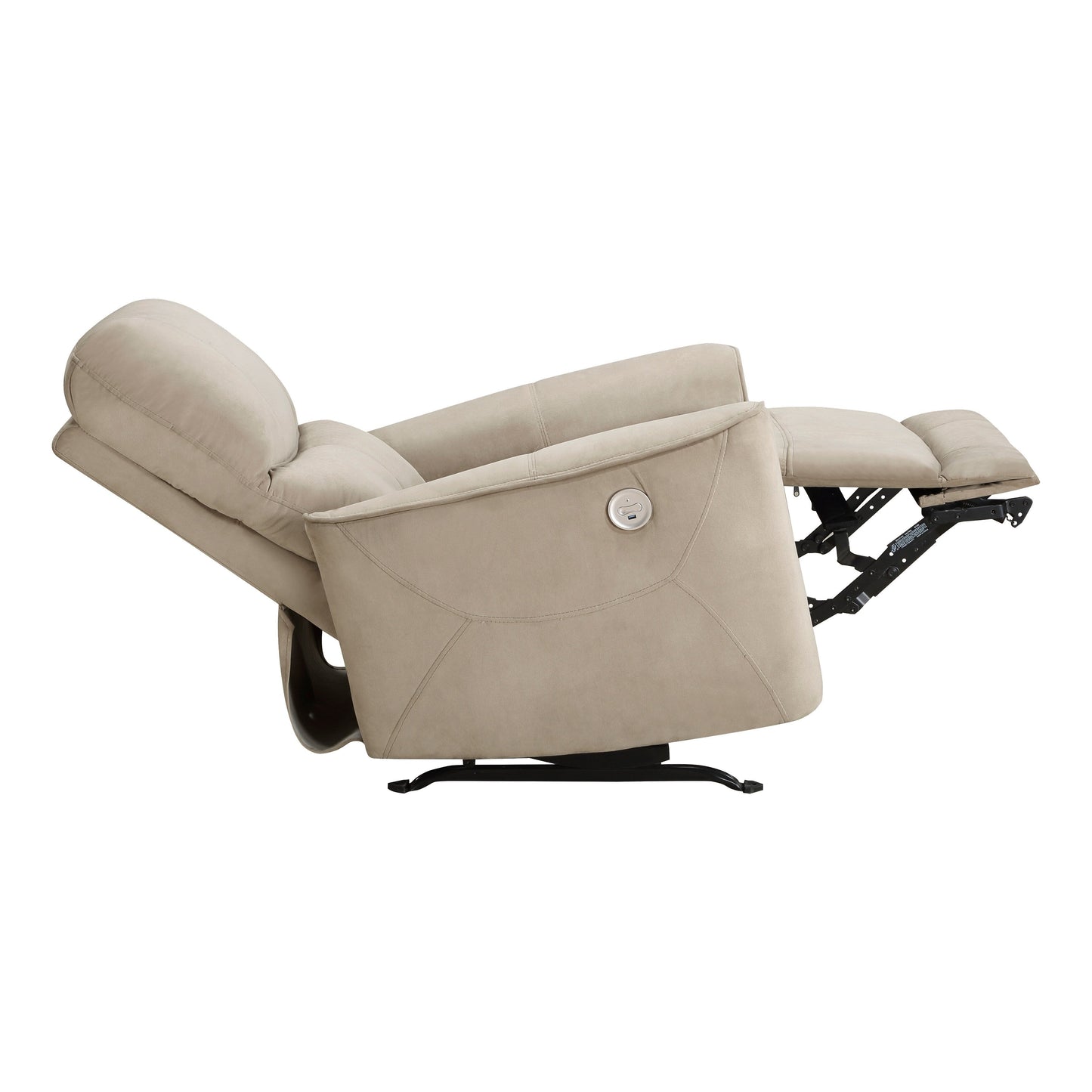 Fauteuil inclinable à bascule électrique Ripon Velvet