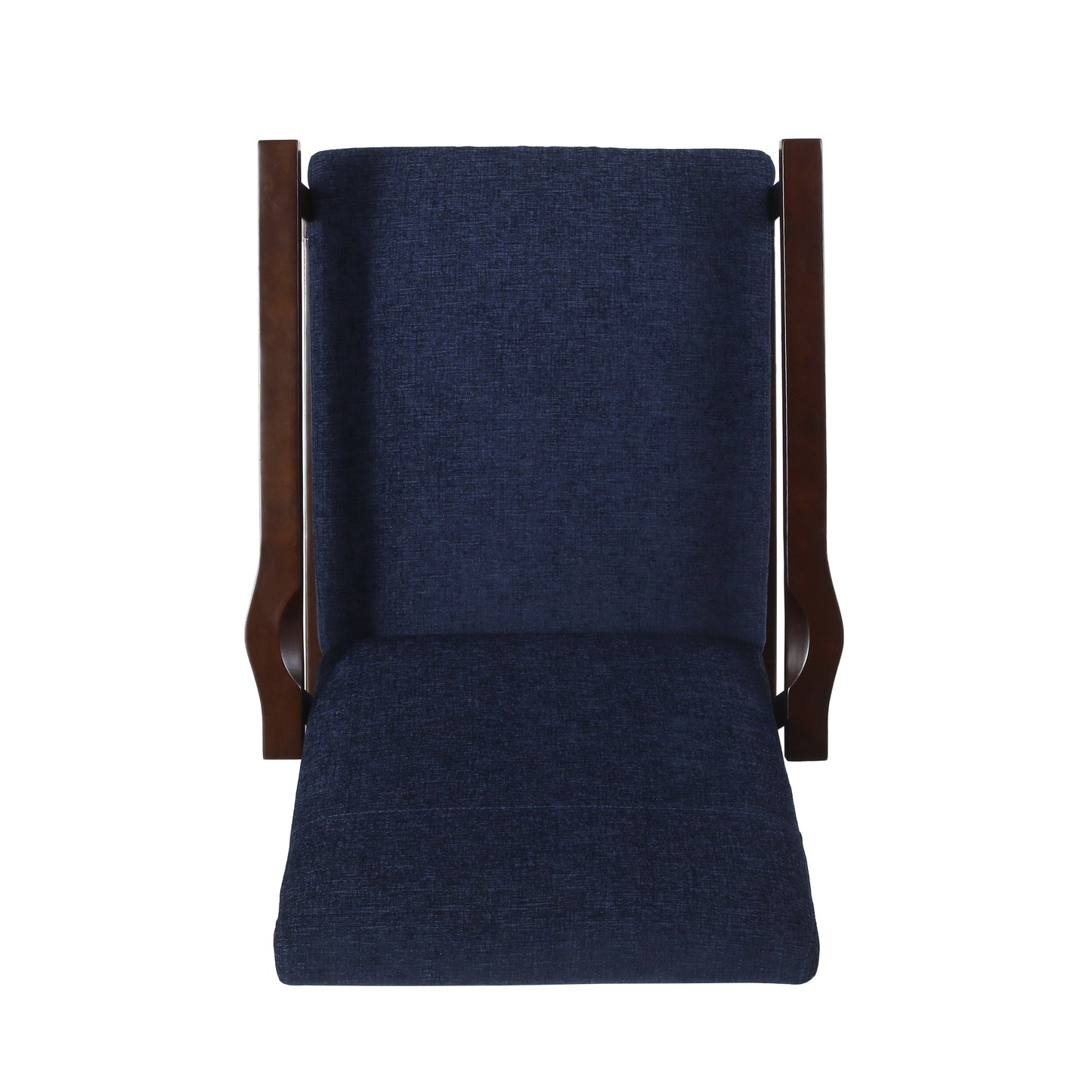 Fauteuil inclinable manuel en bois de 62 cm de large, fauteuil de salon confortable pour le salon