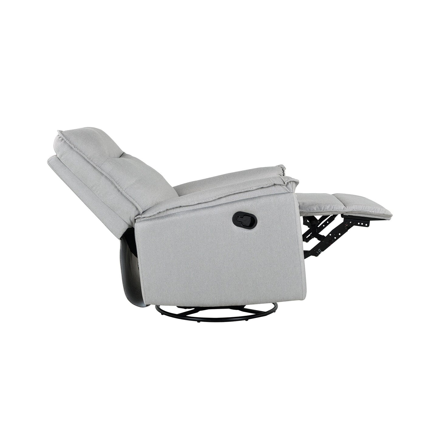 Fauteuil inclinable manuel pivotant à 360° de Roomfitters, canapé inclinable polyvalent pour cinéma et fauteuil à bascule pour chambre d'enfant