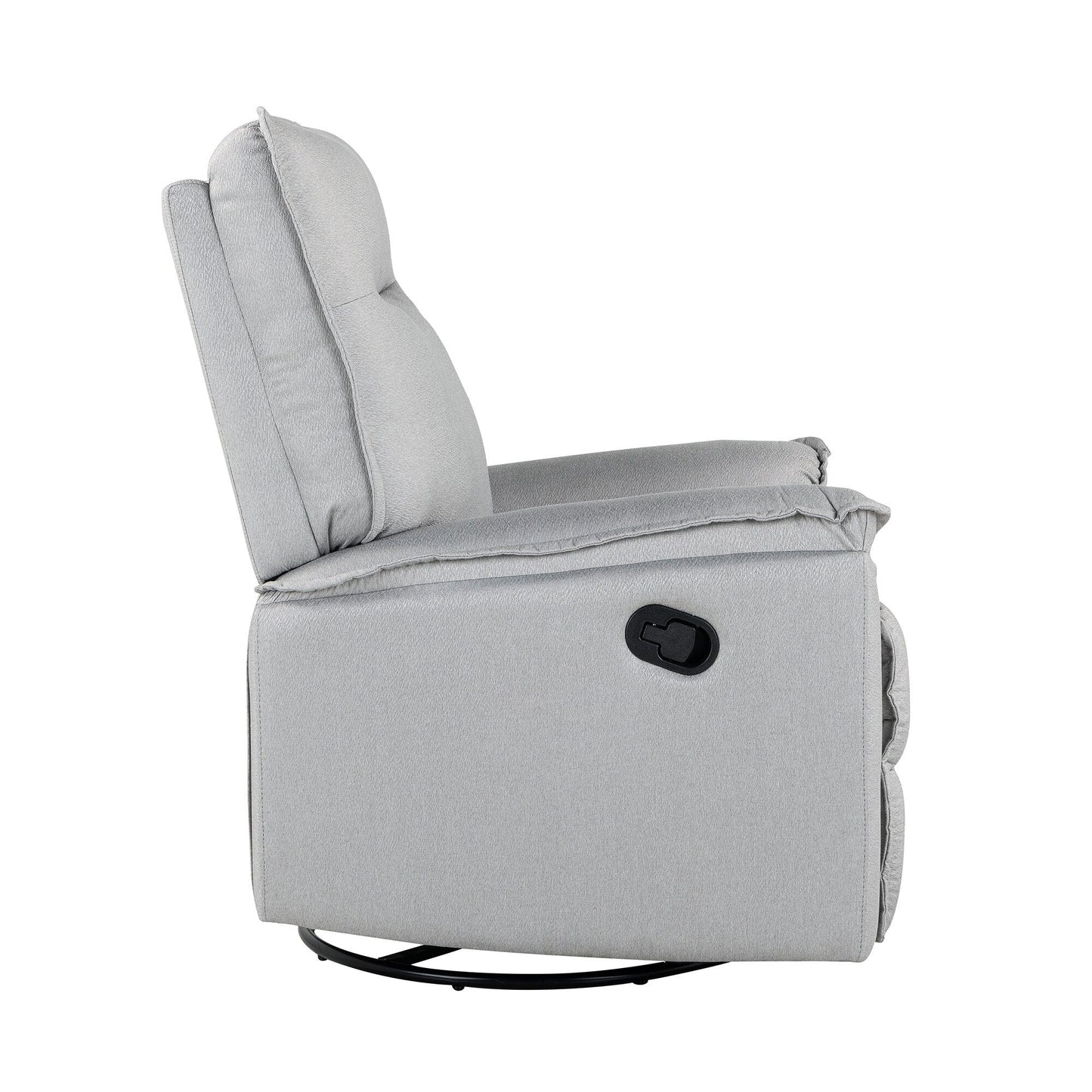 Fauteuil inclinable manuel pivotant à 360° de Roomfitters, canapé inclinable polyvalent pour cinéma et fauteuil à bascule pour chambre d'enfant
