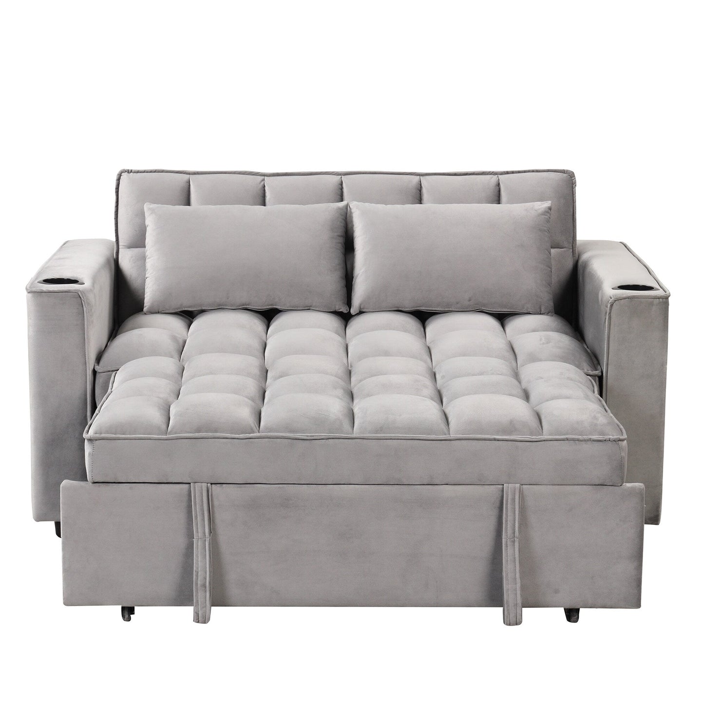 Canapé-lit multifonction Roomfitters 58 4-1 avec porte-gobelet et port USB pour salon ou appartement