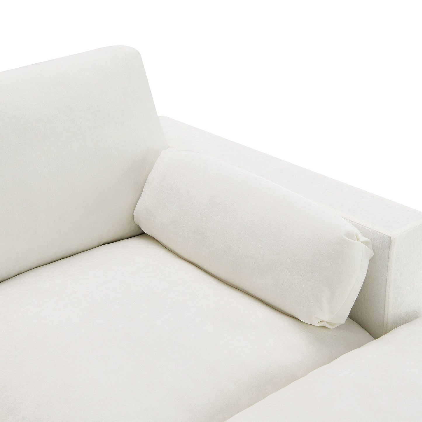 Canapé modulable en U 5 places en chenille Roomfitters 86,5, avec poches de rangement, coussins et 2 poufs