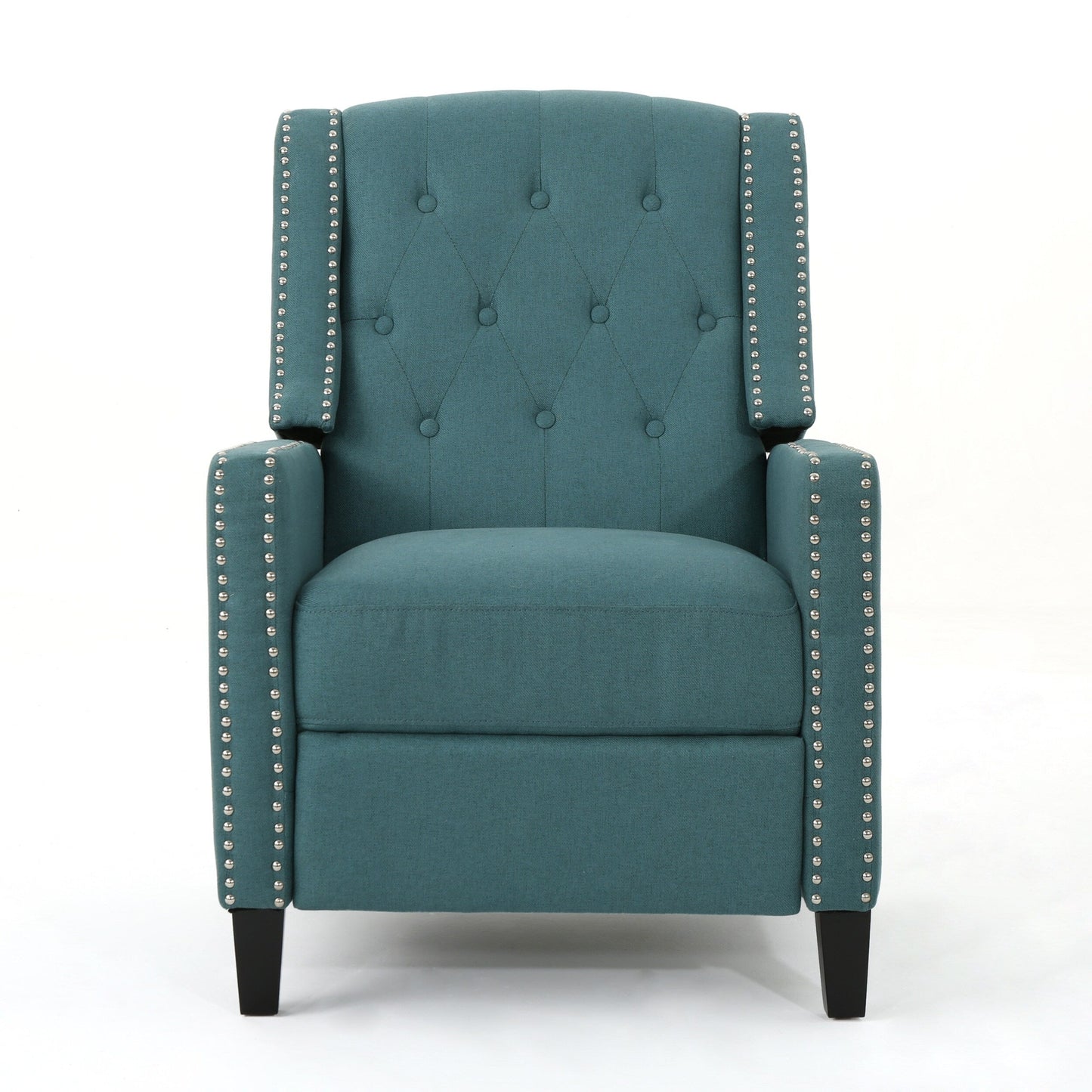 Fauteuil inclinable classique en tissu Roomfitters, élégant et confortable pour salon et chambre à coucher