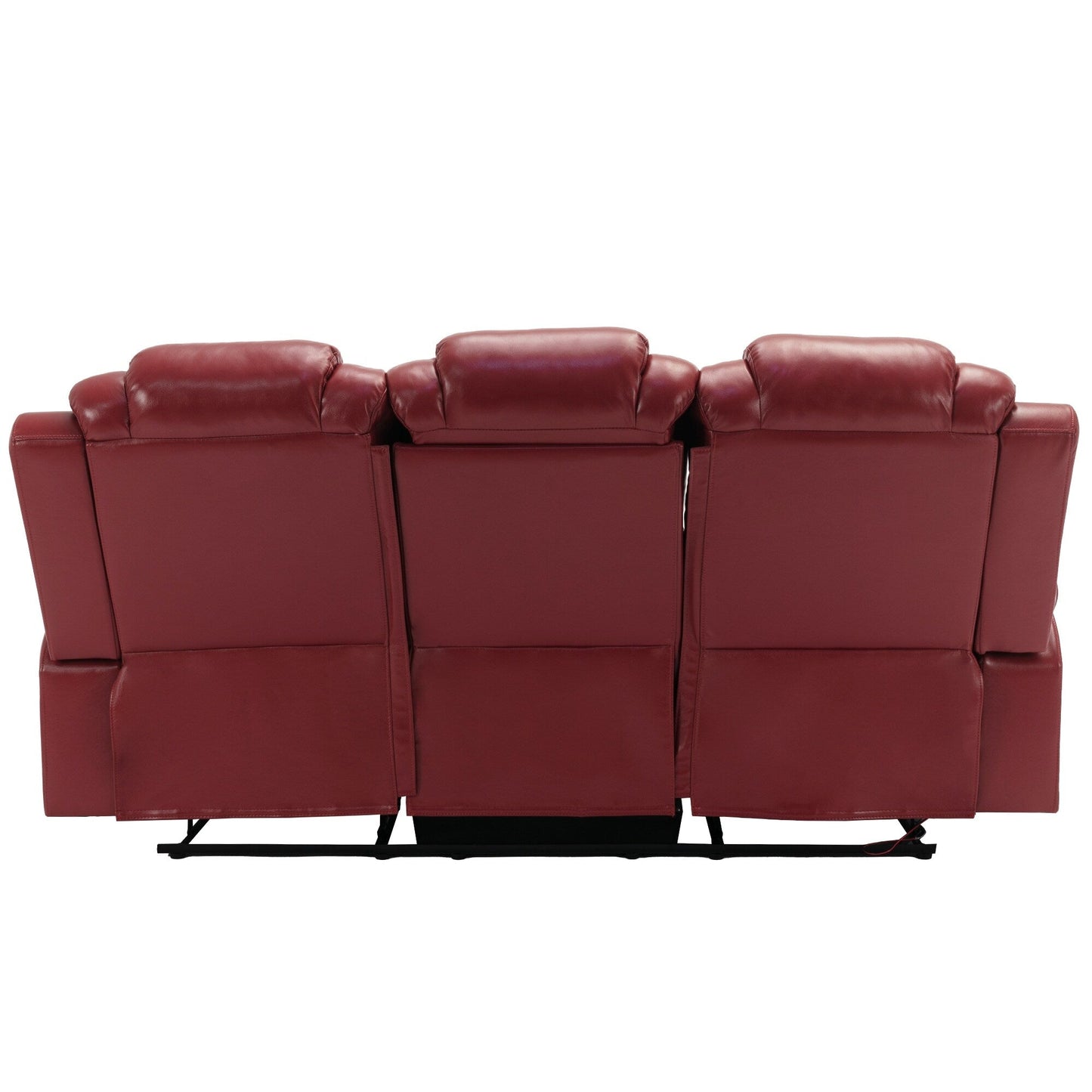 Fauteuil inclinable à bascule manuel Roomfitters avec console centrale, idéal pour le cinéma maison dans le salon