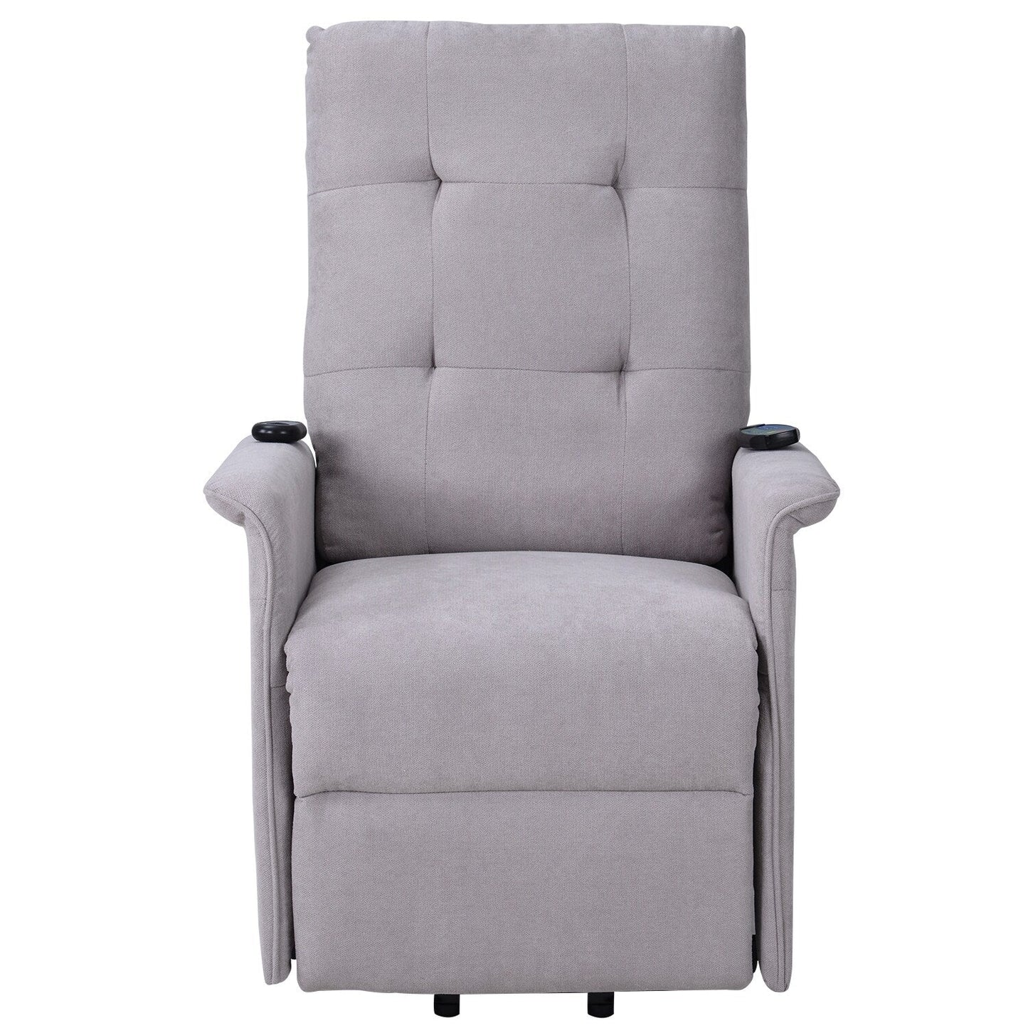 Fauteuil inclinable électrique Roomfitters avec massage réglable et mécanisme de levage en douceur