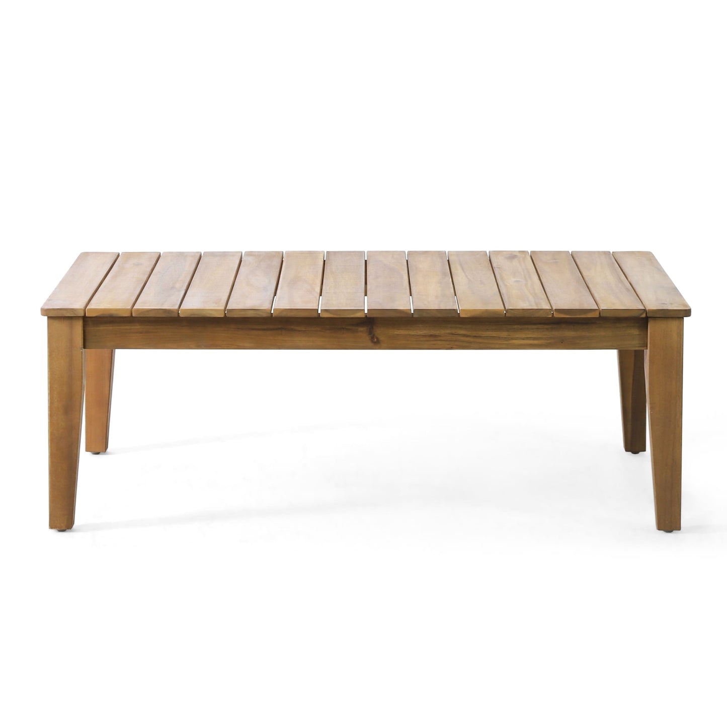 Ensemble de salon de jardin Rossville en acacia avec coussins, par Christopher Knight Home