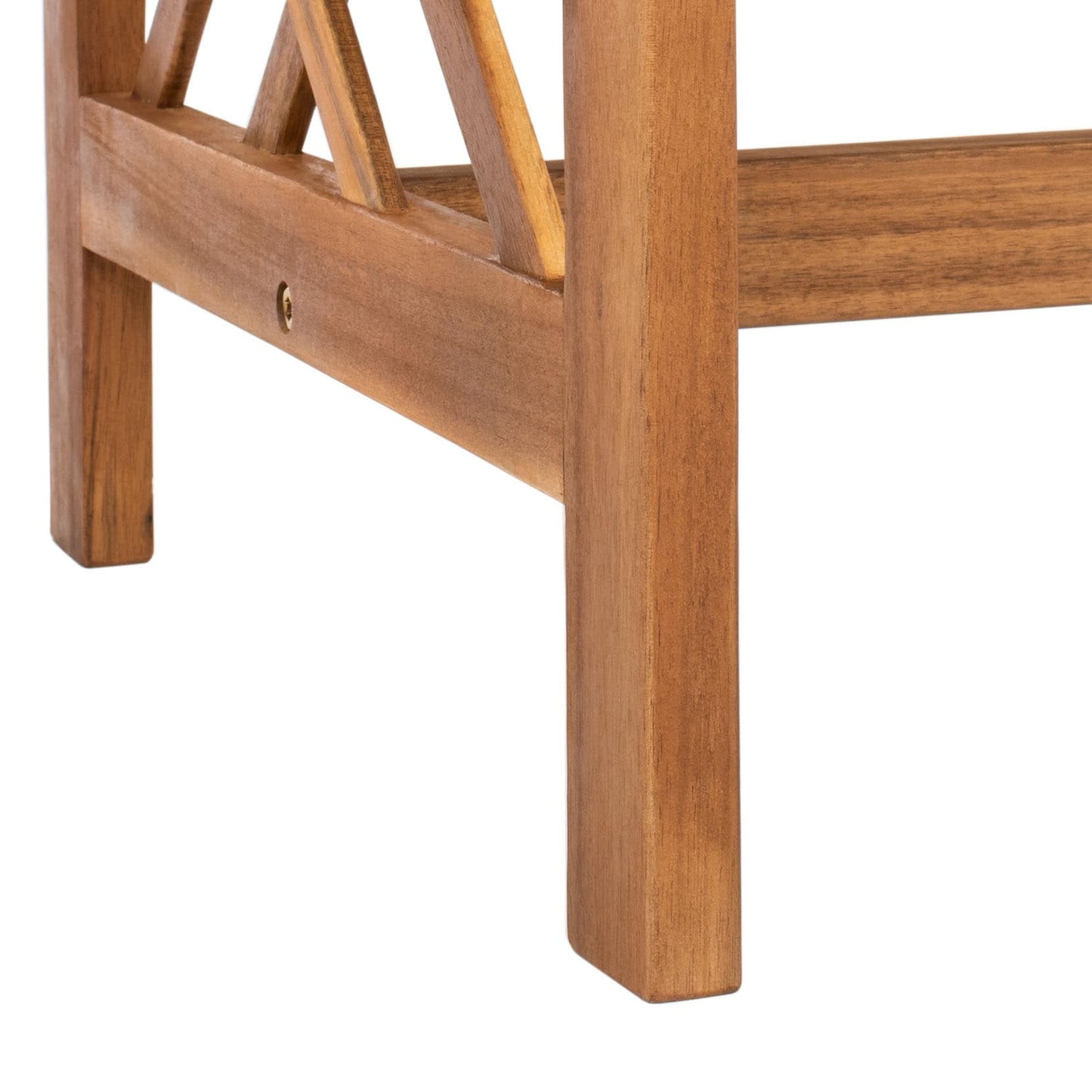 Ensemble de jardin 4 pièces en bois d'acacia massif SAFAVIEH Fontana - 47 L x 26 P x 33 H
