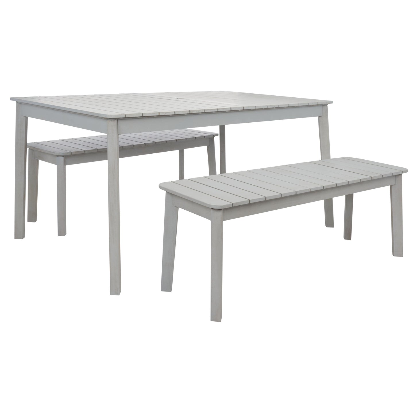 Ensemble table et 2 bancs SAFAVIEH Hedi - 35 L x 60 P x 29 H