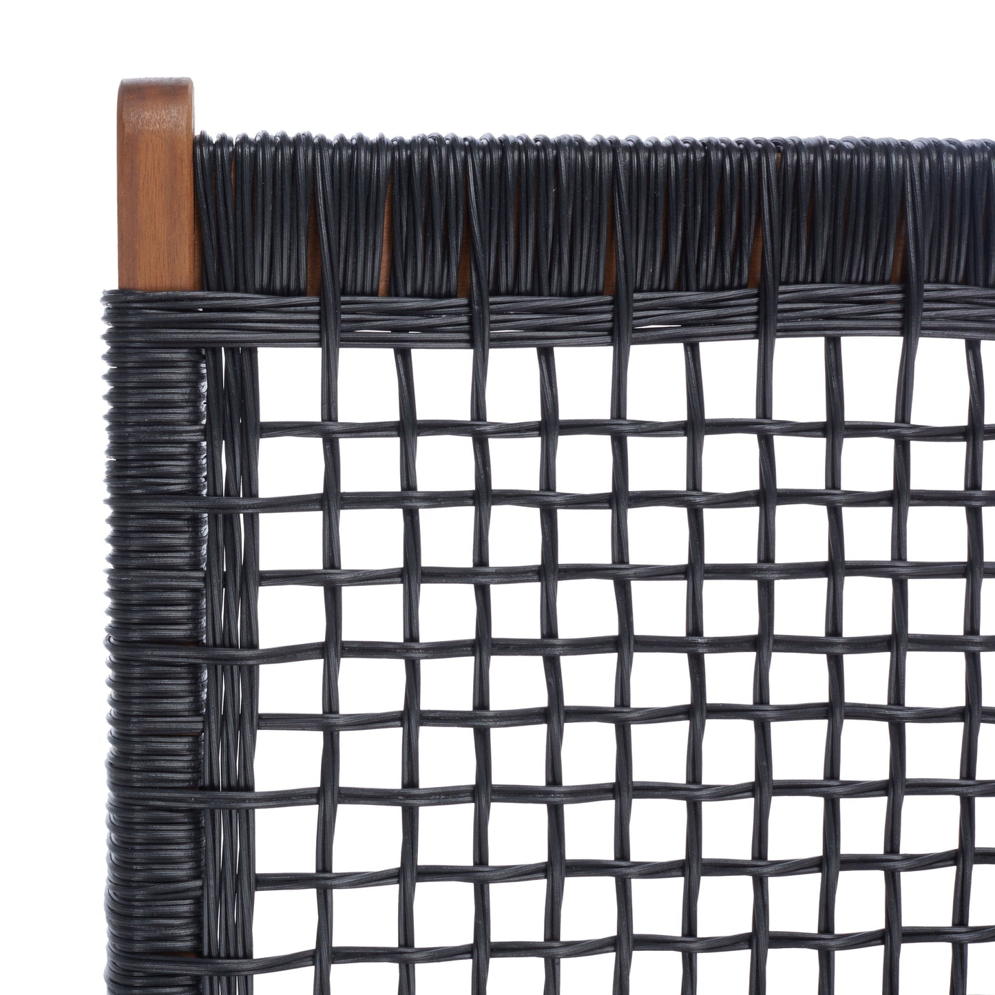 Ensemble de chaises et table d'extérieur SAFAVIEH Lissy en acacia et corde - 24 l x 28 p x 31 h