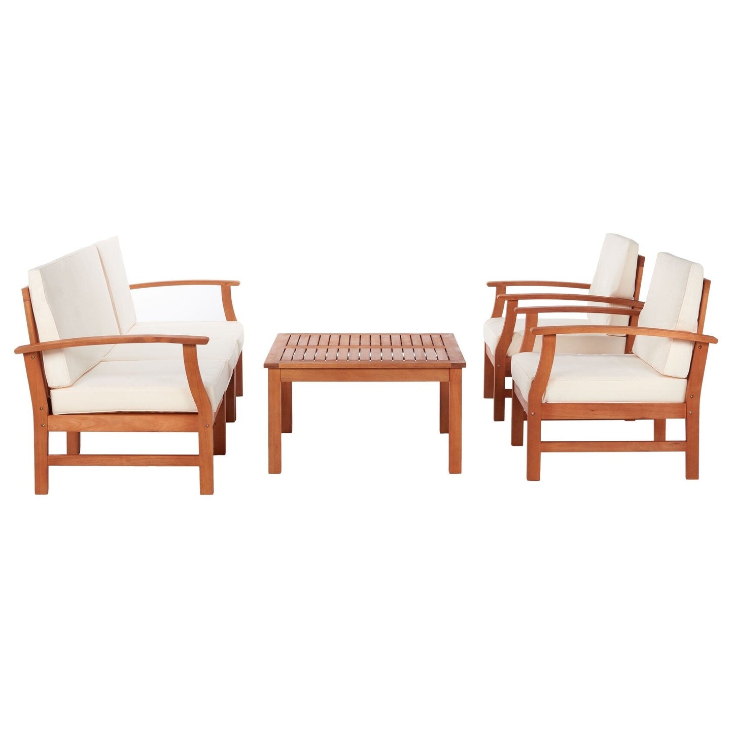 Ensemble de patio 4 pièces SAFAVIEH Outdoor Edit - 32 L x 32 P x 18 H