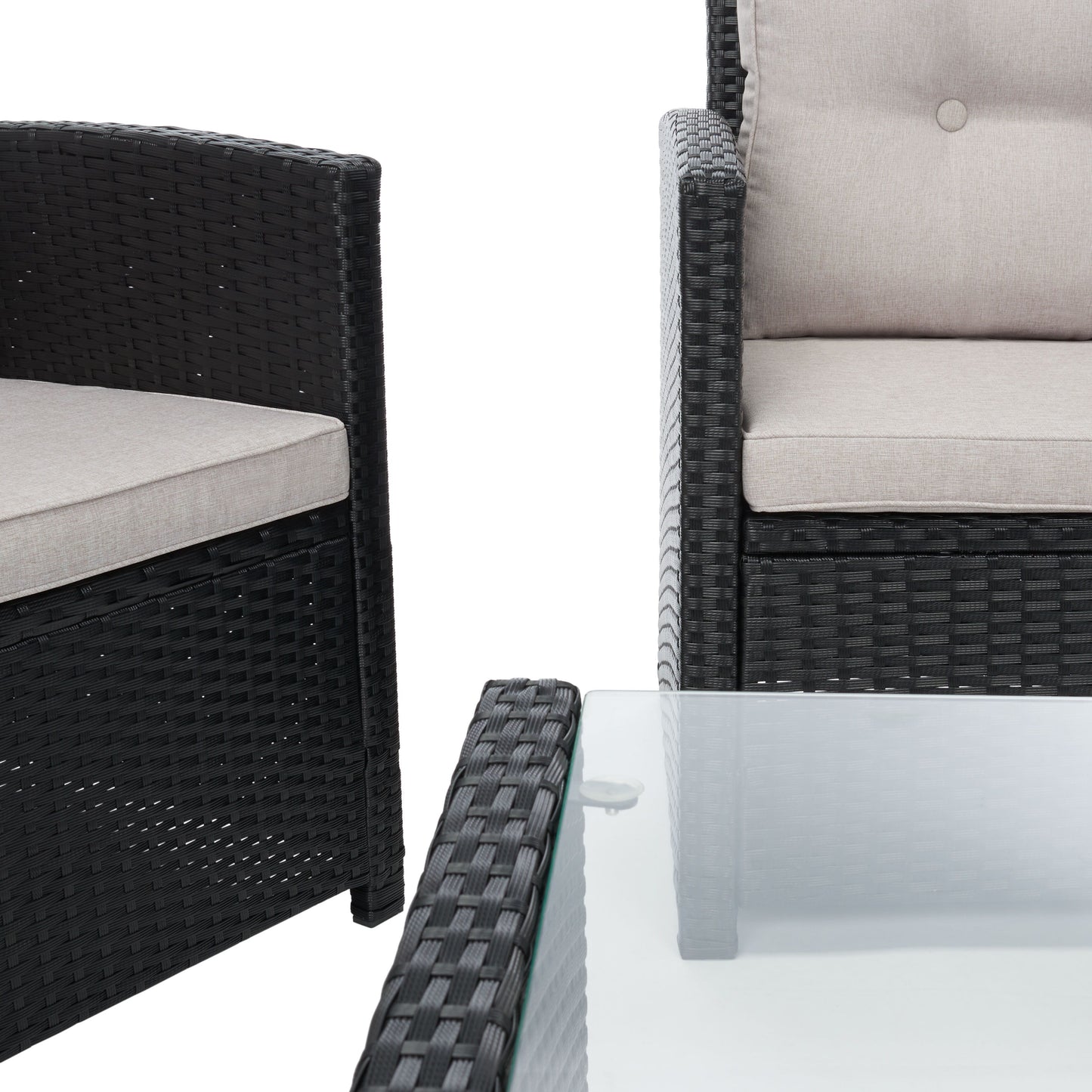 Ensemble de patio SAFAVIEH Outdoor Eranda 4 pièces - 48 L x 30 P x 26 H