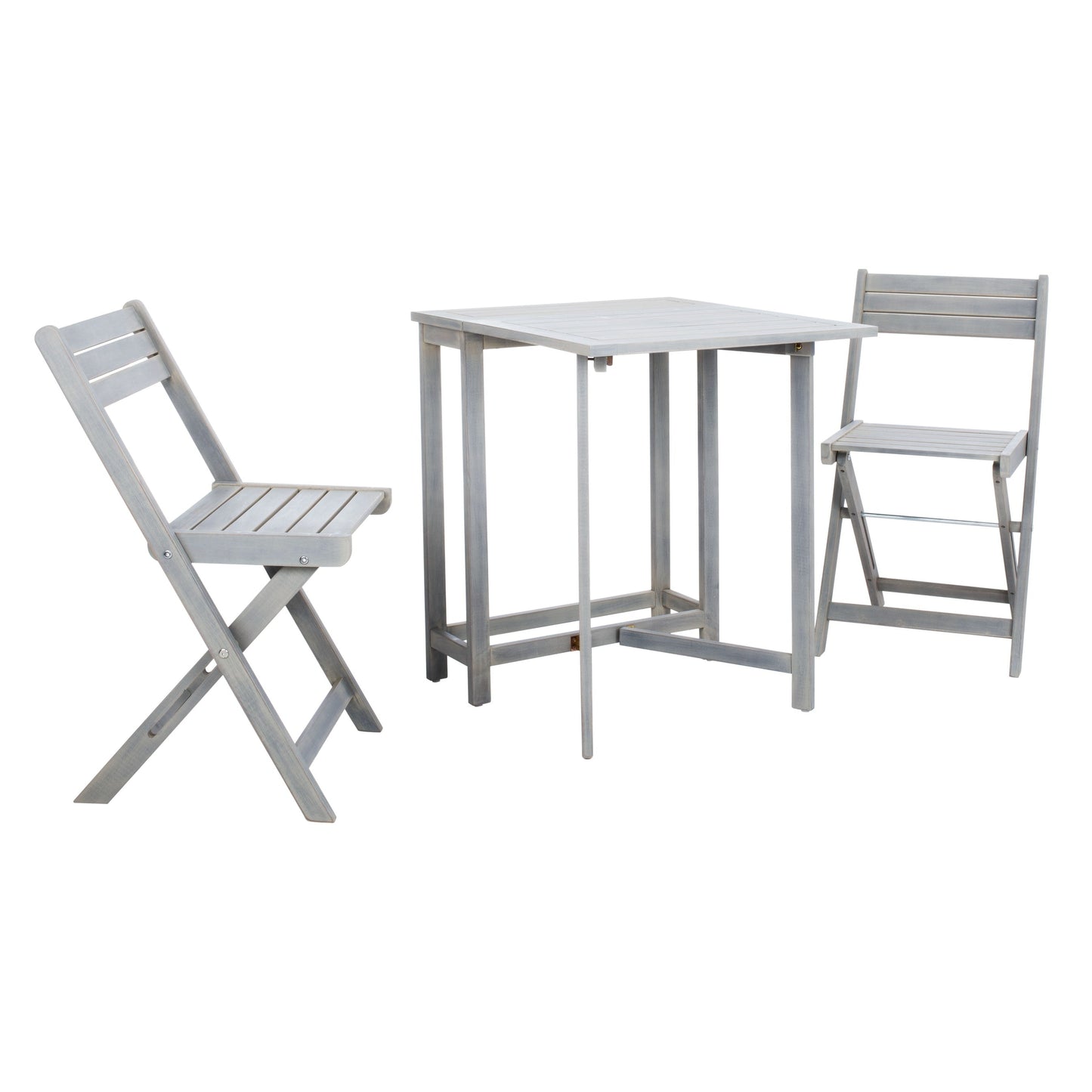 Ensemble de jardin bistrot 3 pièces Gallo Balcony de SAFAVIEH Outdoor Living – 16 l x 19 p x 30 h
