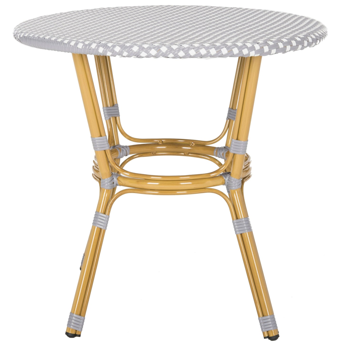 Table de bistrot d'extérieur en rotin SAFAVIEH Reanna (entièrement assemblée) - 32 L x 32 P x 30 H