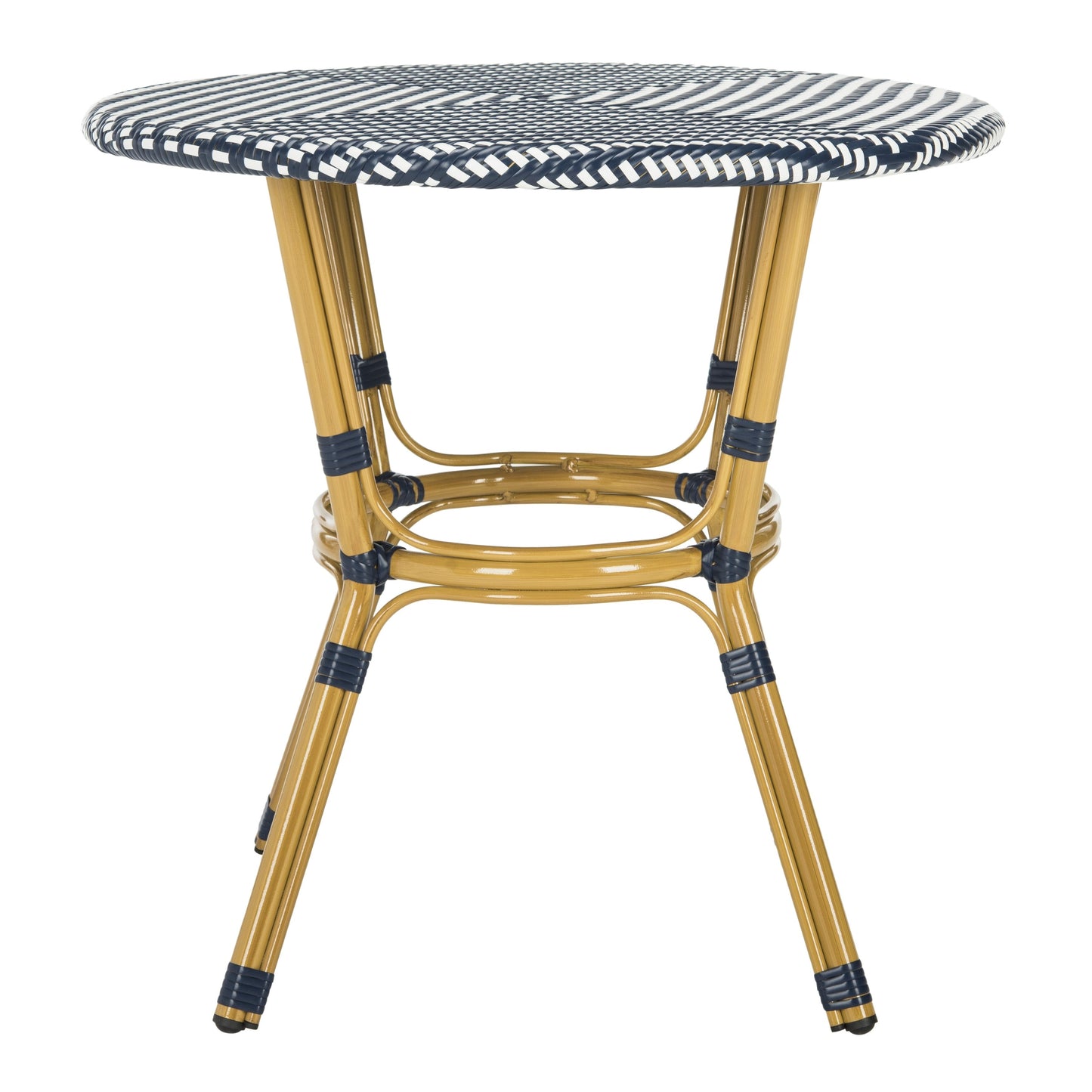 Table de bistrot d'extérieur en rotin SAFAVIEH Reanna (entièrement assemblée) - 32 L x 32 P x 30 H