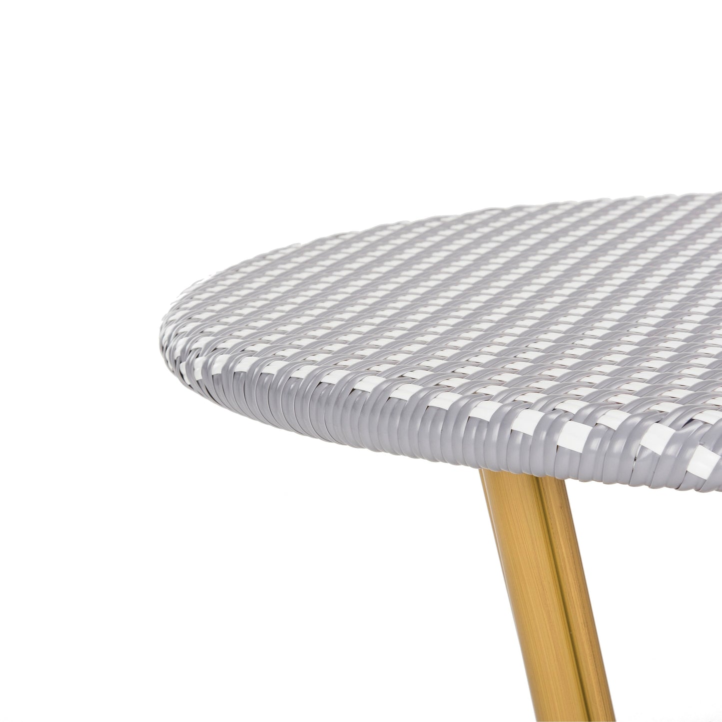 Table de bistrot d'extérieur en rotin SAFAVIEH Reanna (entièrement assemblée) - 32 L x 32 P x 30 H